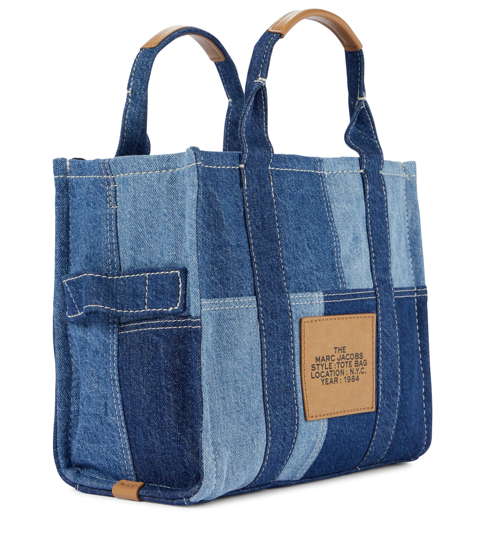 Marc Jacobs Blue The Denim Small Tote Bag