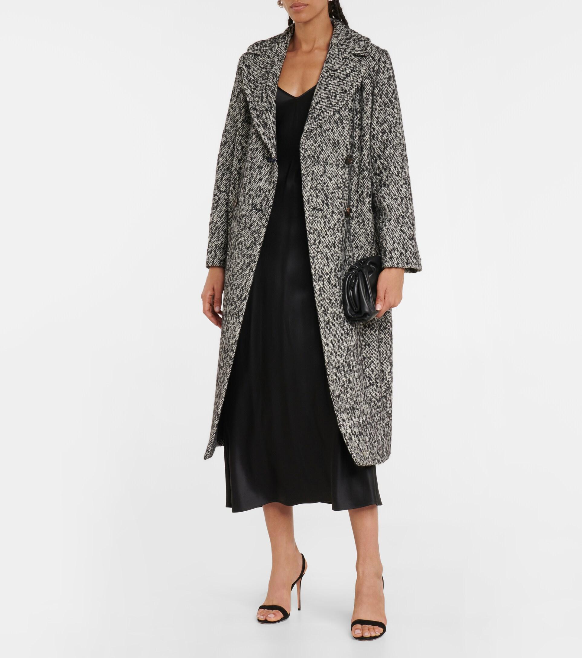 Max Mara Abate Wool-blend Boucle Tweed Coat | Lyst