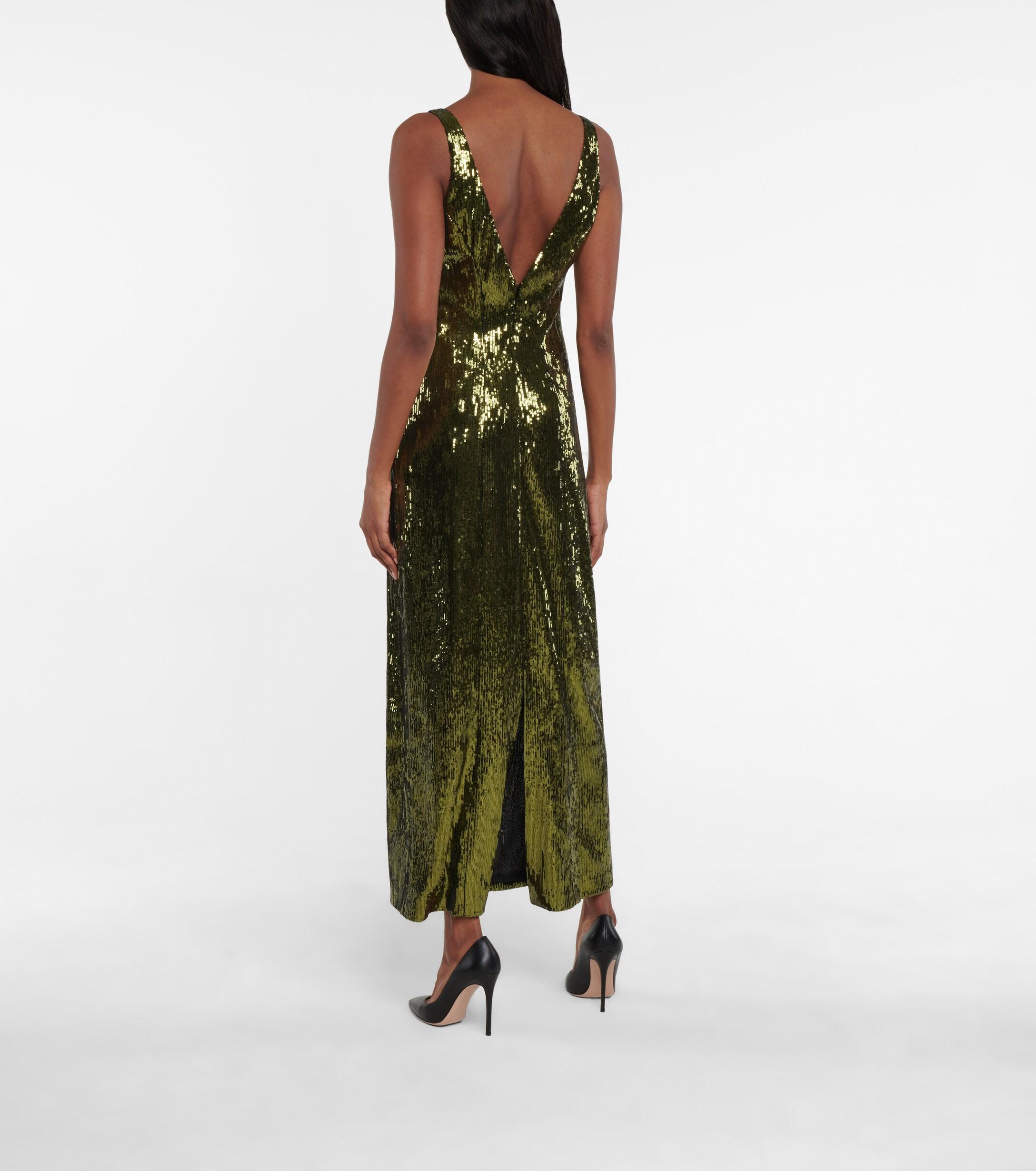 galvan sequin gown