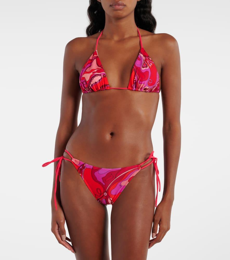 Emilio Pucci Orchidee Bikini Bottoms in Pink | Lyst