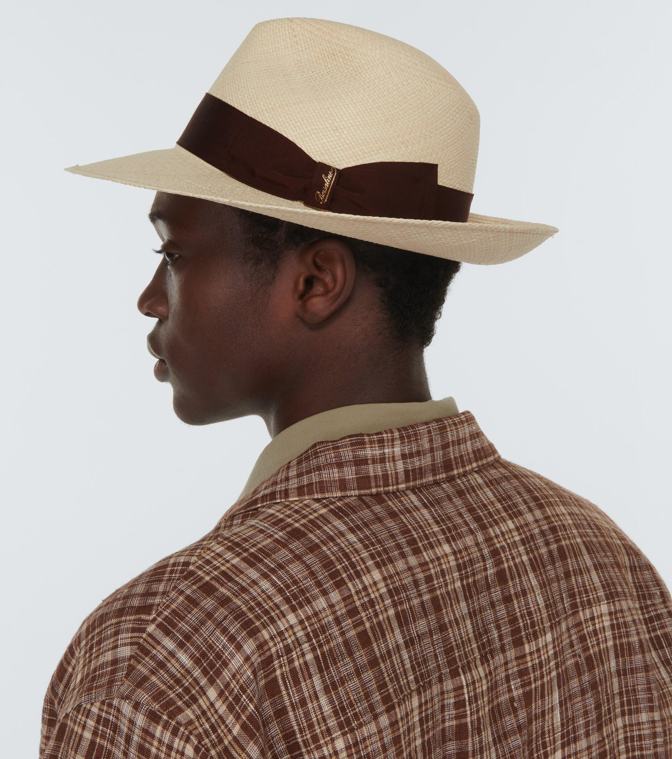 Borsalino Amedeo Quito Panama Hat in White for Men | Lyst UK
