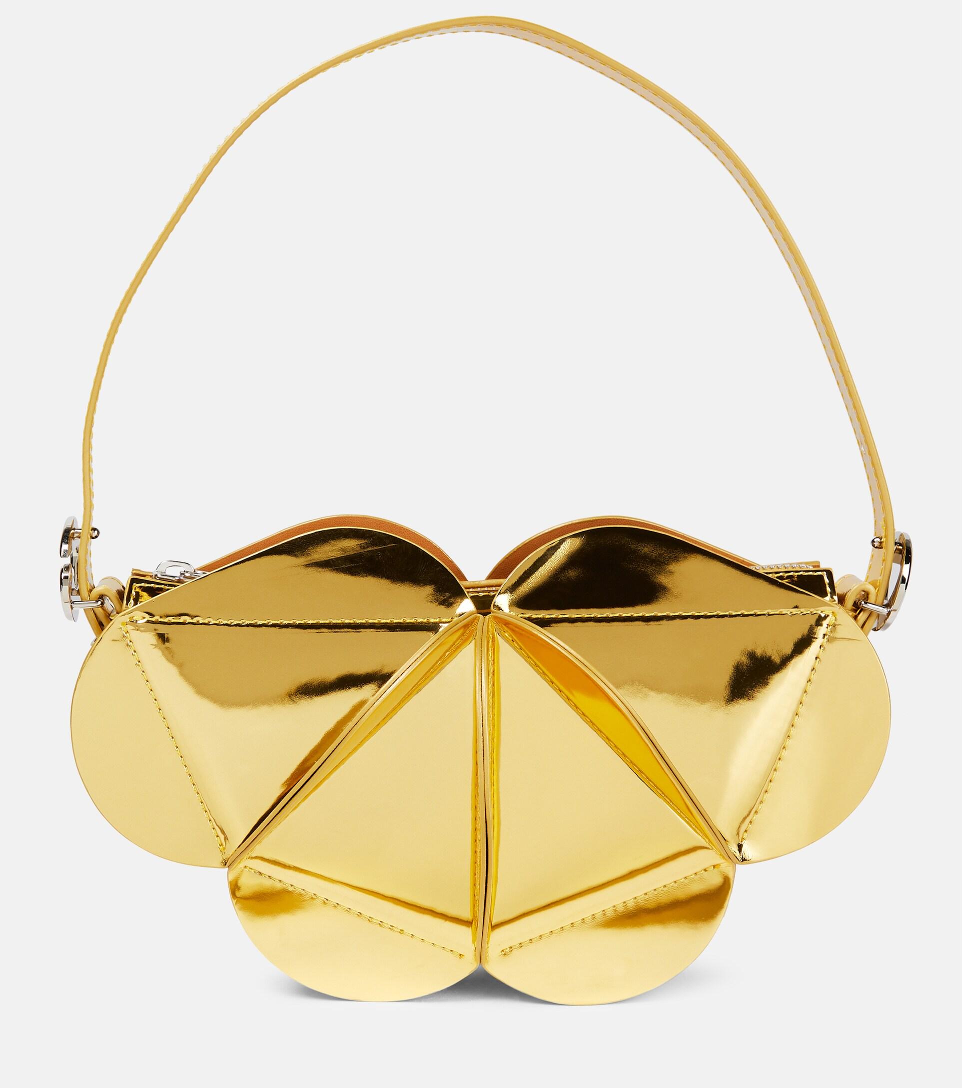 Coperni Origami Faux Leather Shoulder Bag in Metallic | Lyst