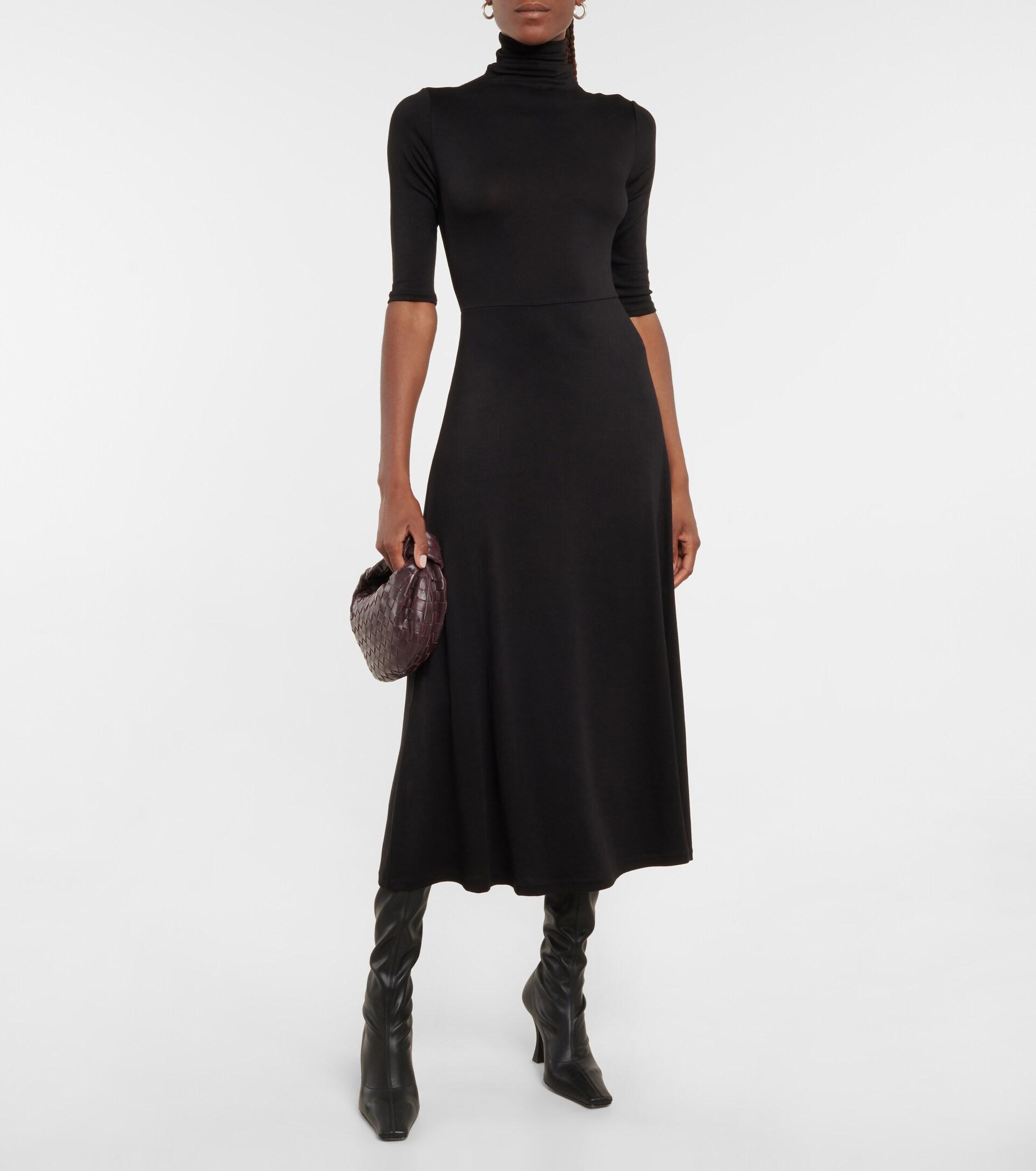 Vince Rayon-blend Turtleneck Dress in 