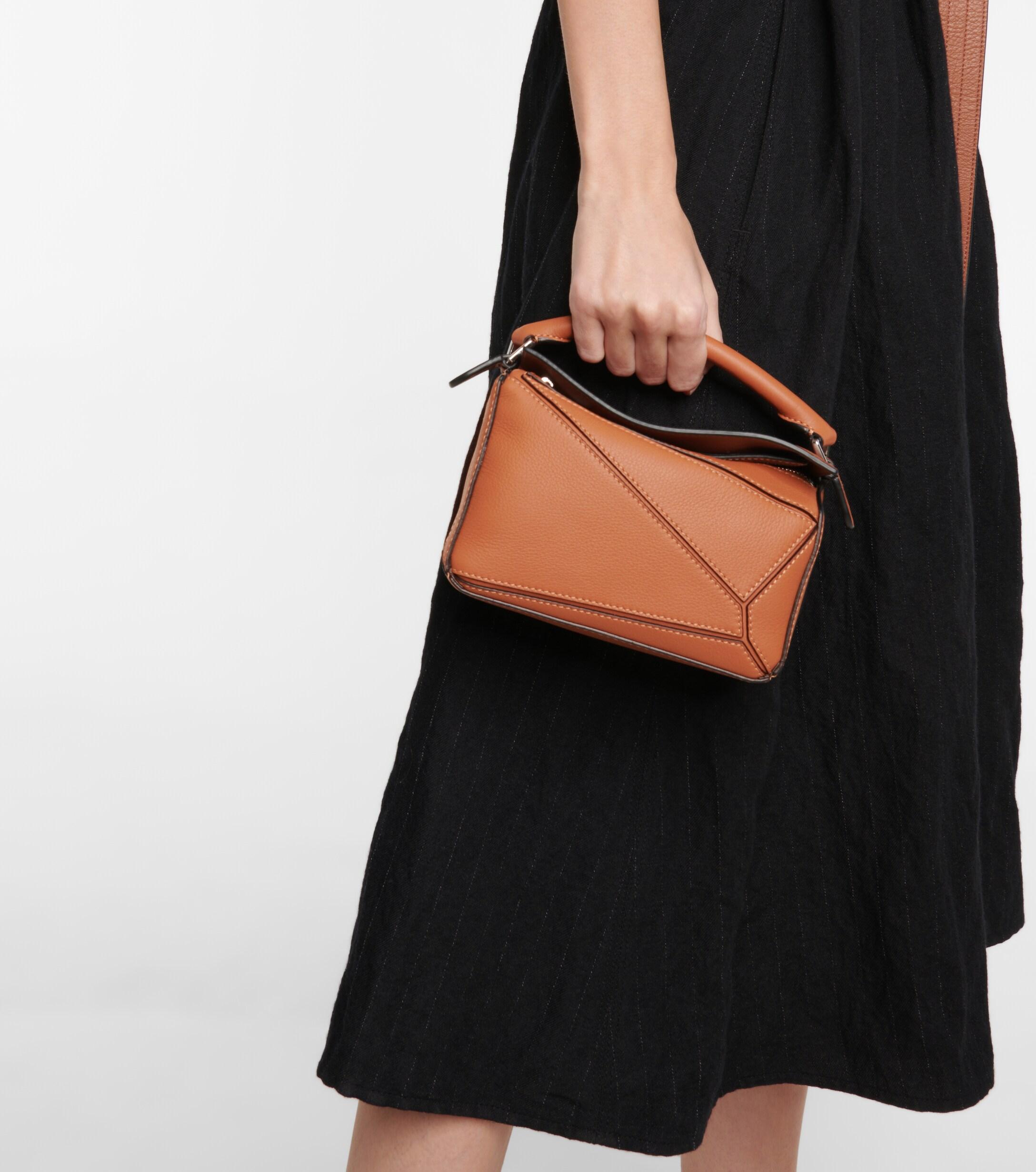 loewe puzzle tan small