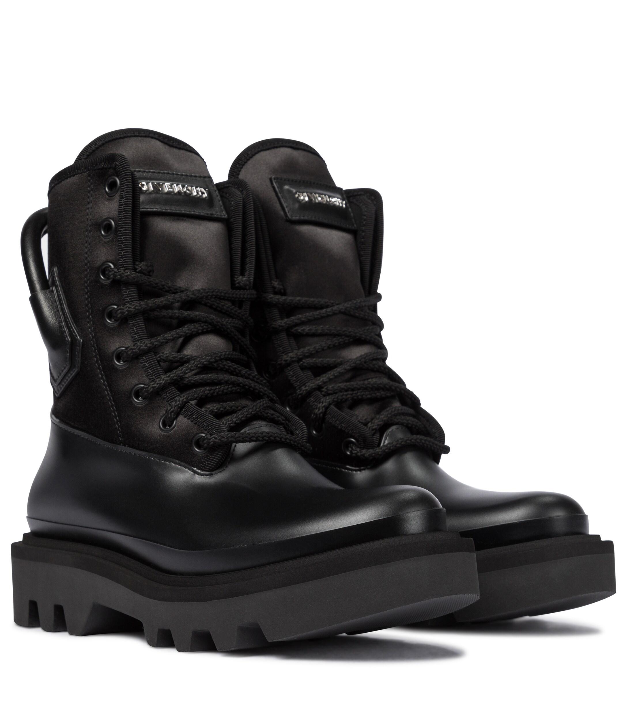 givenchy combat boots womens