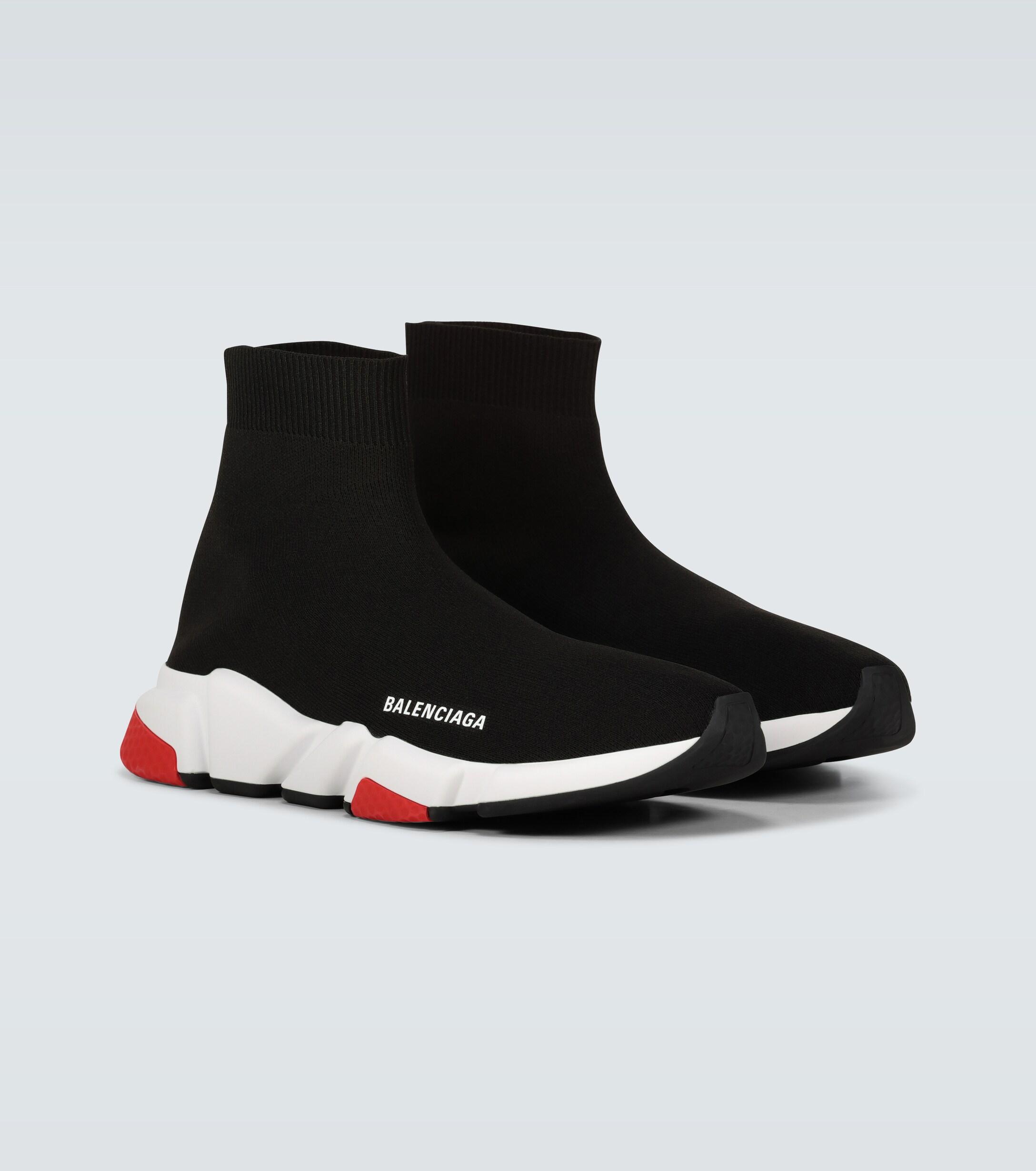 Balenciaga Speed Lace Trainers in Black for Men | Lyst UK