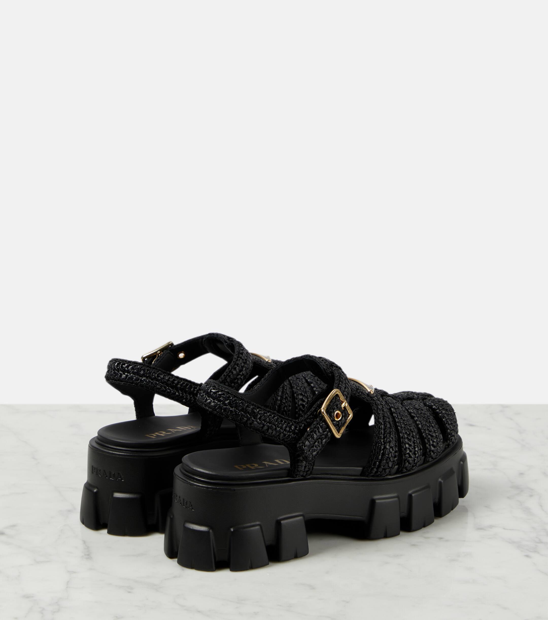 Prada platform sandals deals