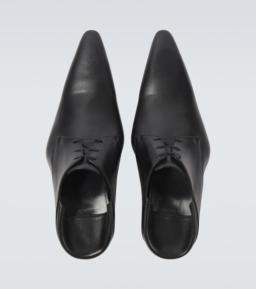 Balenciaga Opera Leather Derby Shoes in Black for Men | Lyst