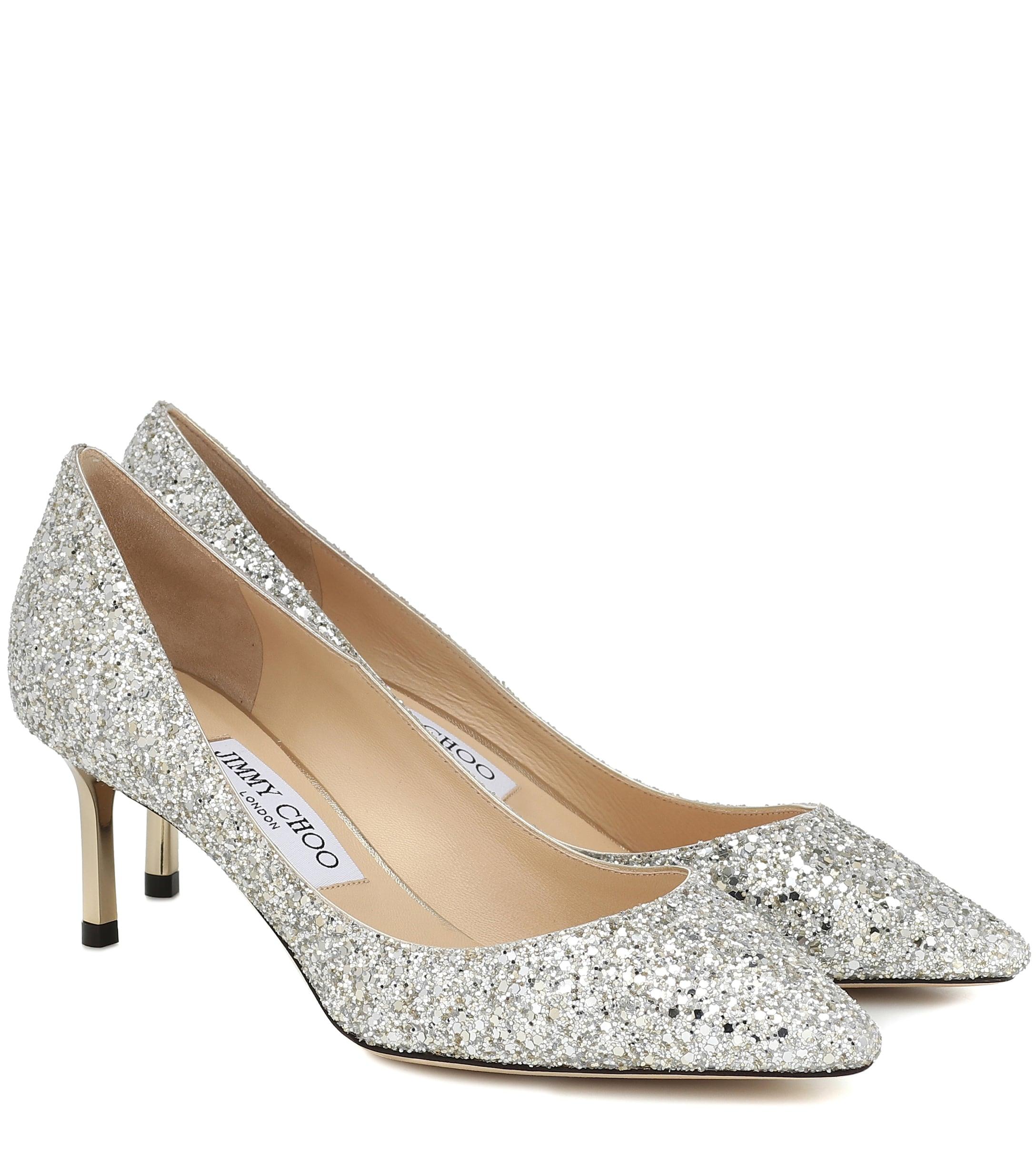 Jimmy Choo Romy 60 Glitter Pumps - Lyst