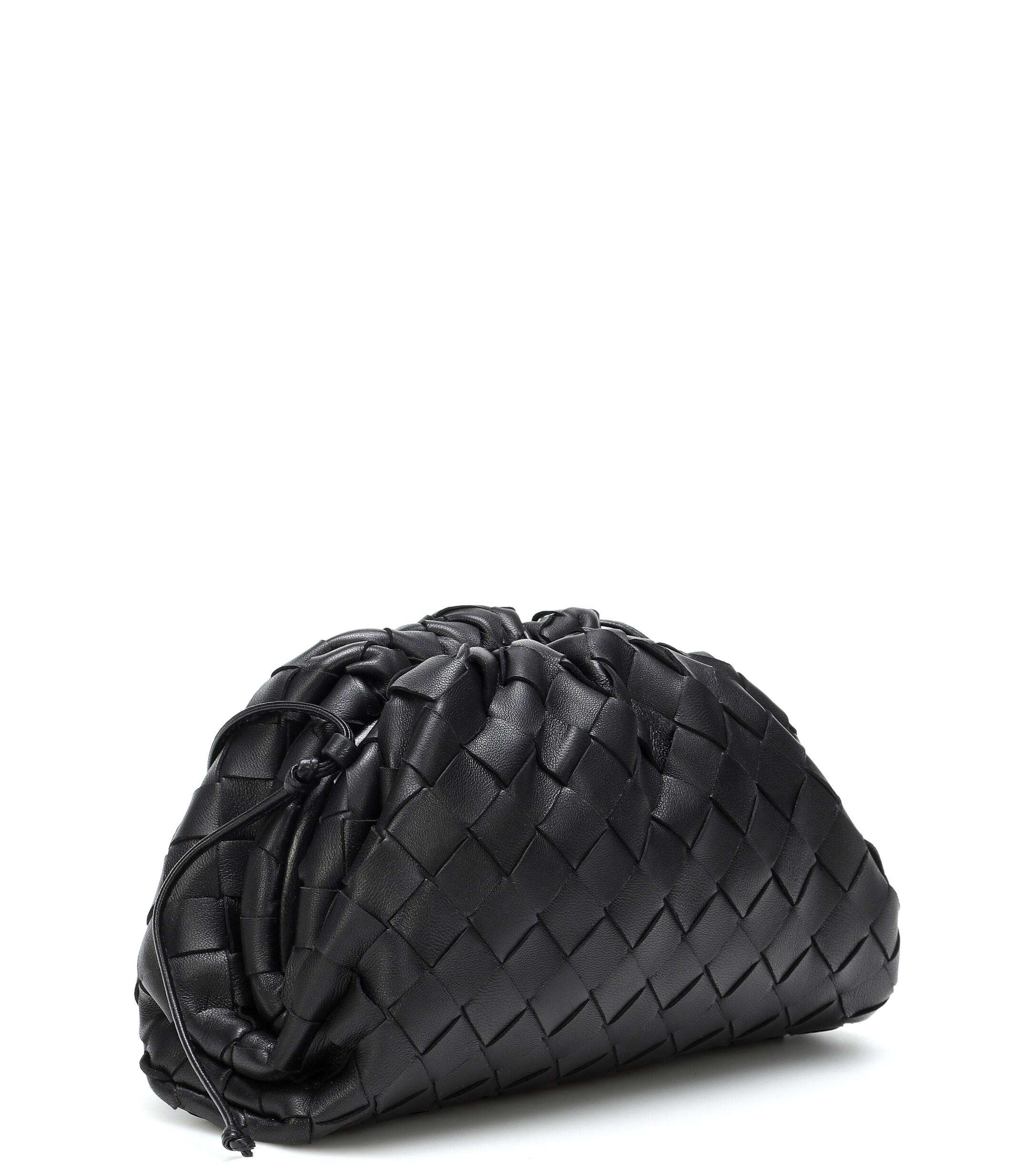 bottega veneta black pouch