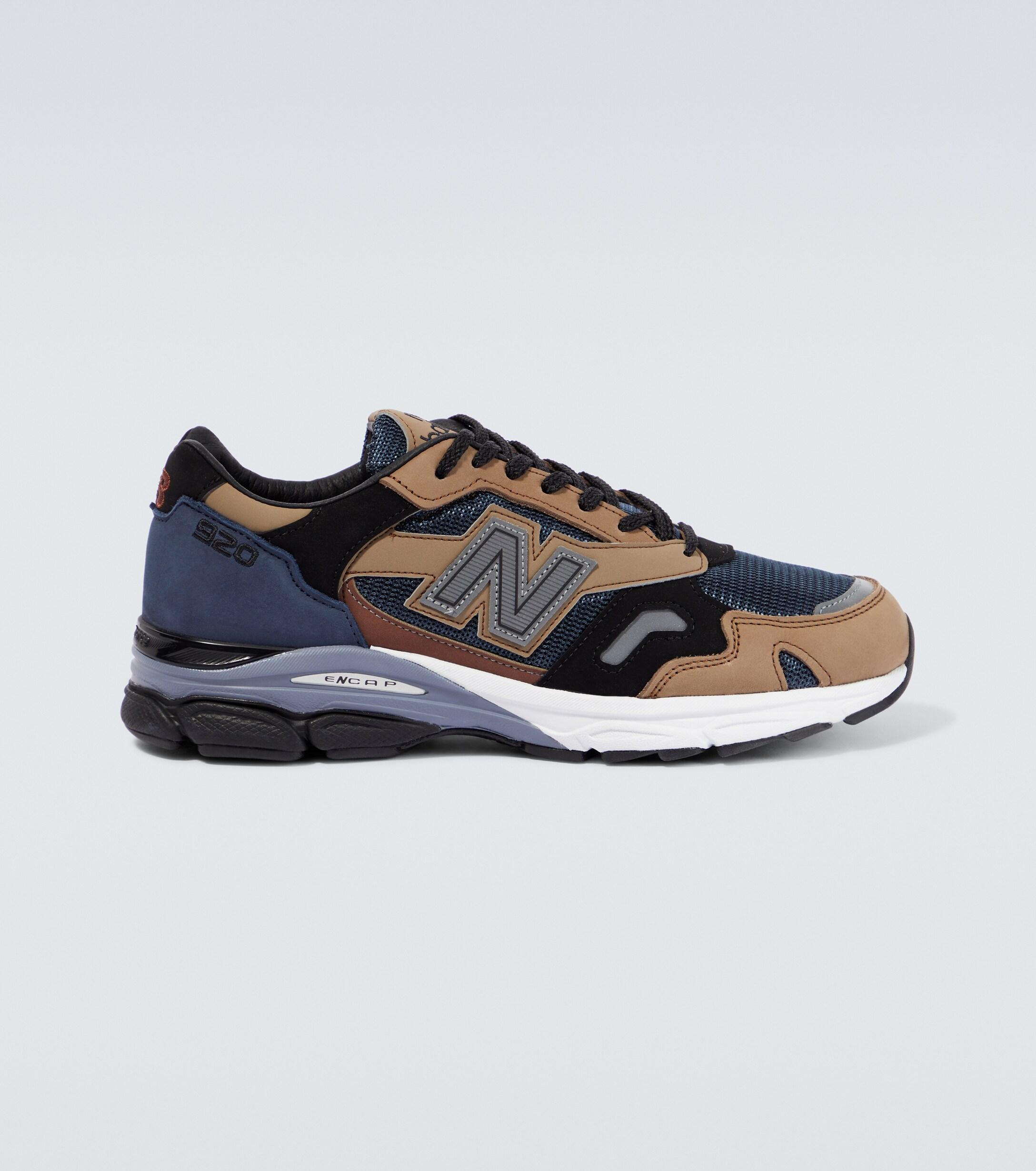 New Balance Made In Uk 920 Leather Sneakers in Blue for Men | Lyst Australia
