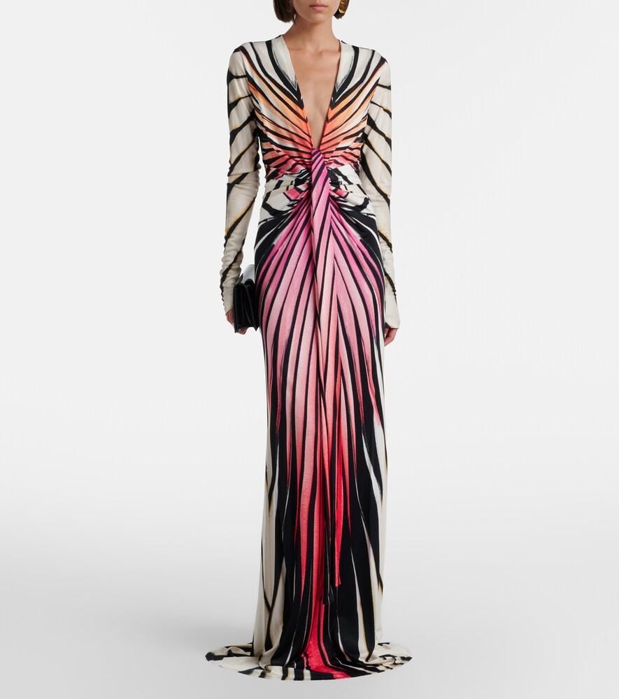 fairy dress dolls kill Roberto Cavalli Purple Viscose Gold Enamel Embellishment Dress sz 4 l  Michael's Luxury Consignment – Michael's Consignment NYC main image 1