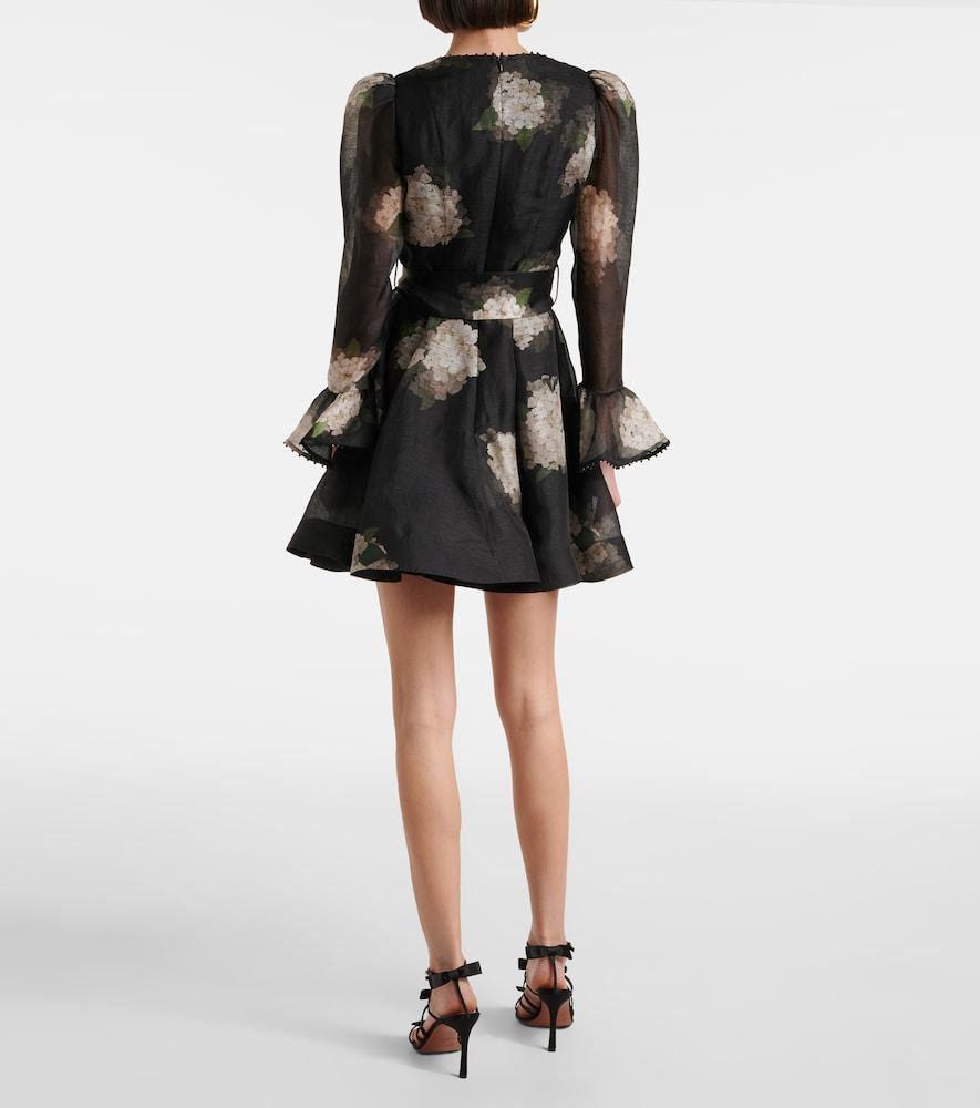 zimmermann balance long sleeve mini dress Women's Balance long sleeves mini dress | ZIMMERMANN