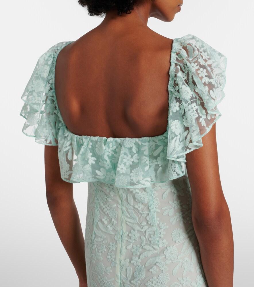 markarian green dress Titian Crystal Embellished Sequin Cocktail Dress main image 0