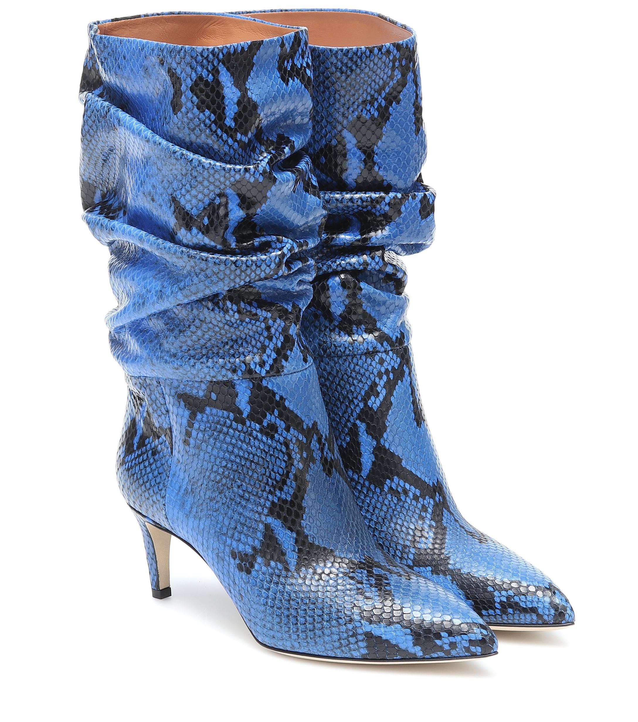 paris texas python ankle boots