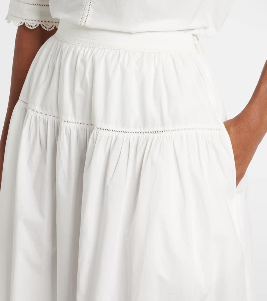 ワンピース ULLA JOHNSON Women Mid Skirts PF240111PRI WHITE Women's Luxury Designer Skirts & Shorts | Ulla Johnson