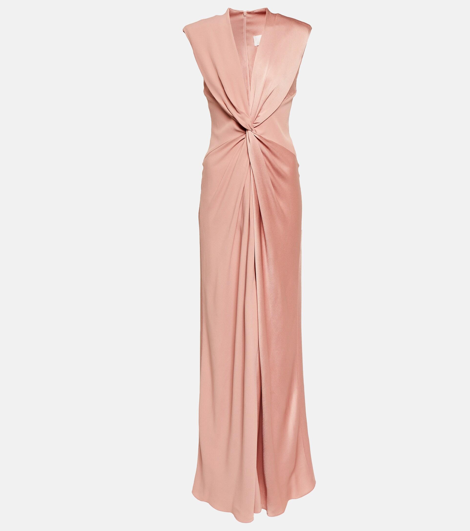 Max Mara Bridal Pilard Gathered Maxi Gown in Pink | Lyst