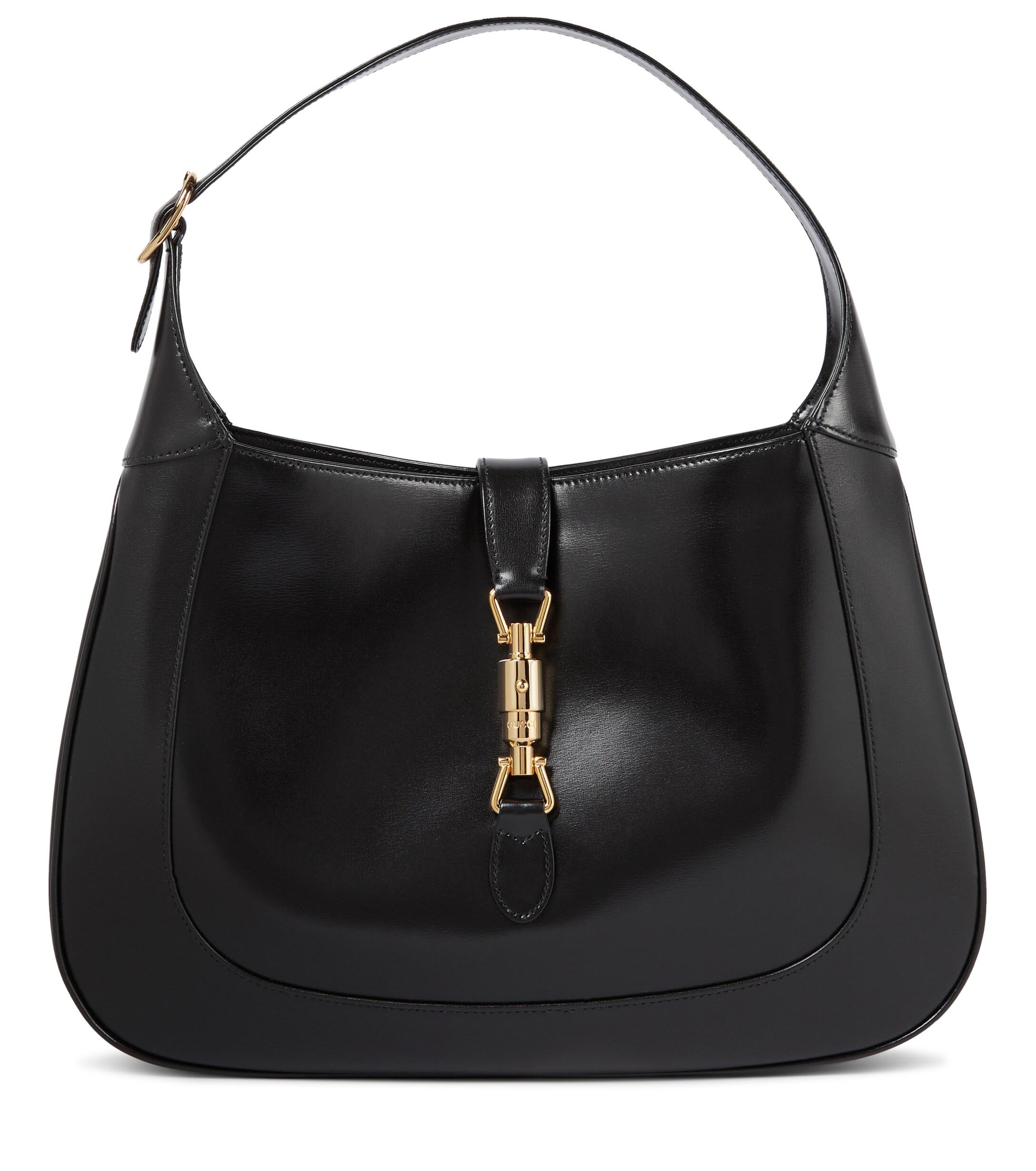 Gucci Jackie 1961 Medium Leather Shoulder Bag in Black | Lyst Canada