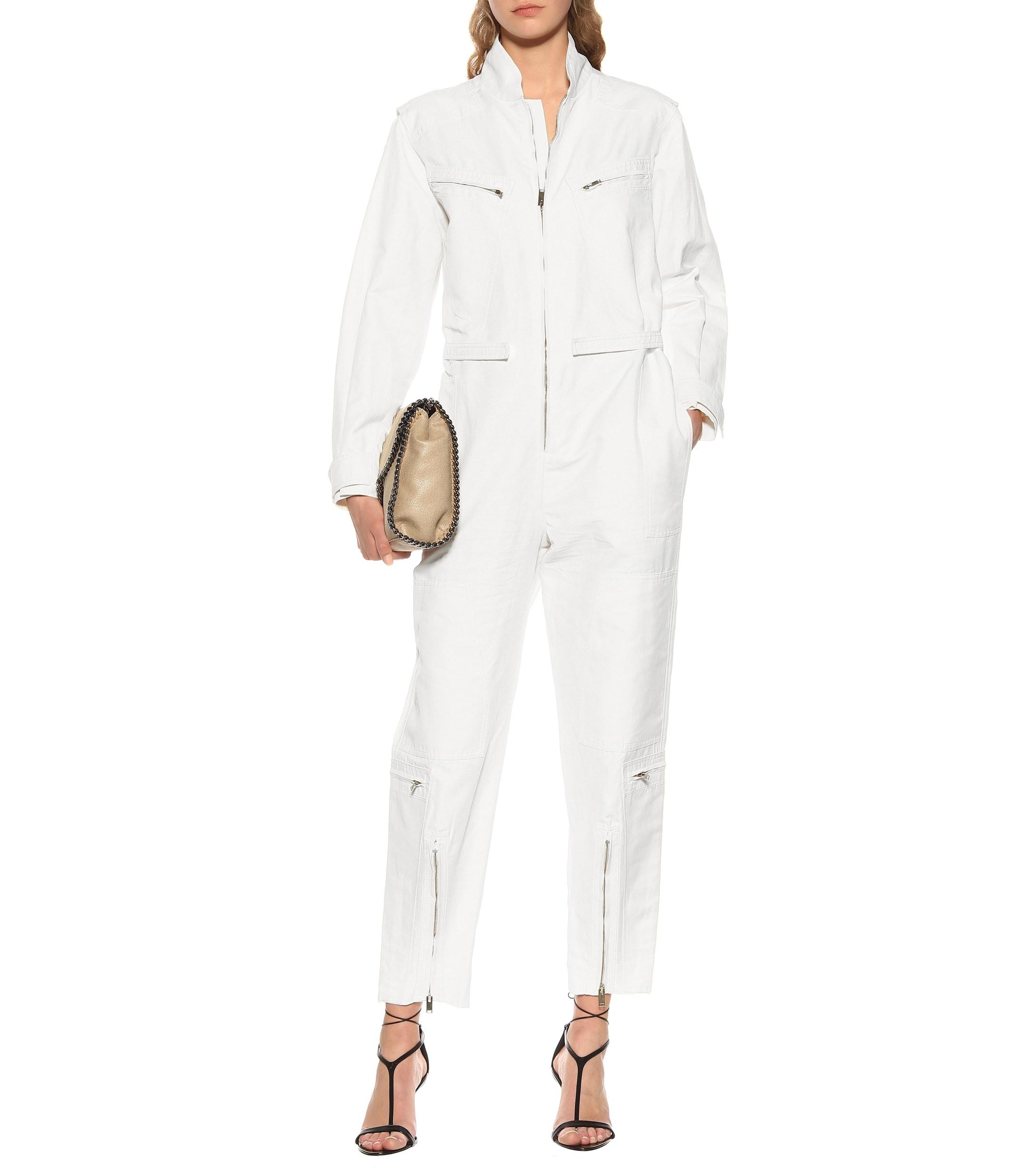 stella mccartney jumpsuit white