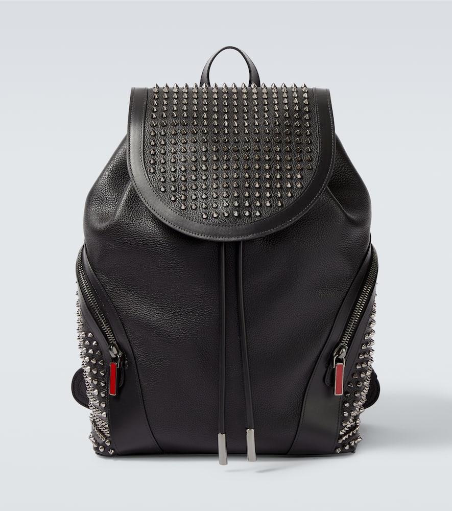 Christian Louboutin LOVE グラフィックバックパック Loubideal - Backpack - Rubber and fabric - Black - Christian