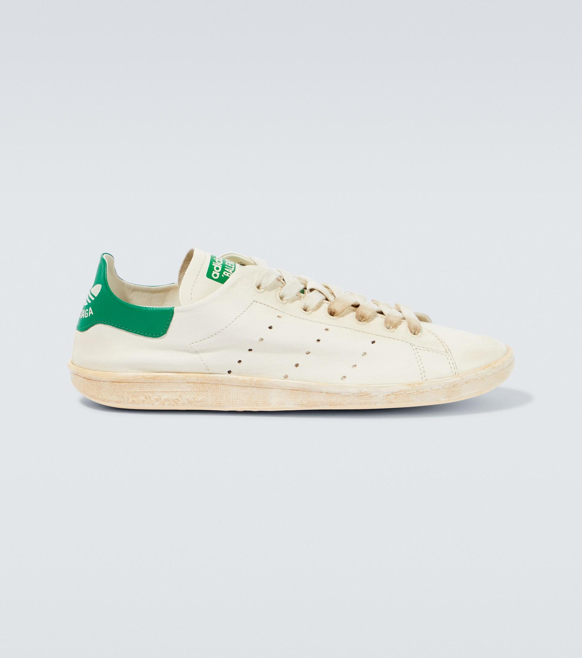Balenciaga X Adidas Stan Smith Sneakers in Metallic for Men Balenciaga X Adidas Stan Smith Sneakers in Metallic for Men