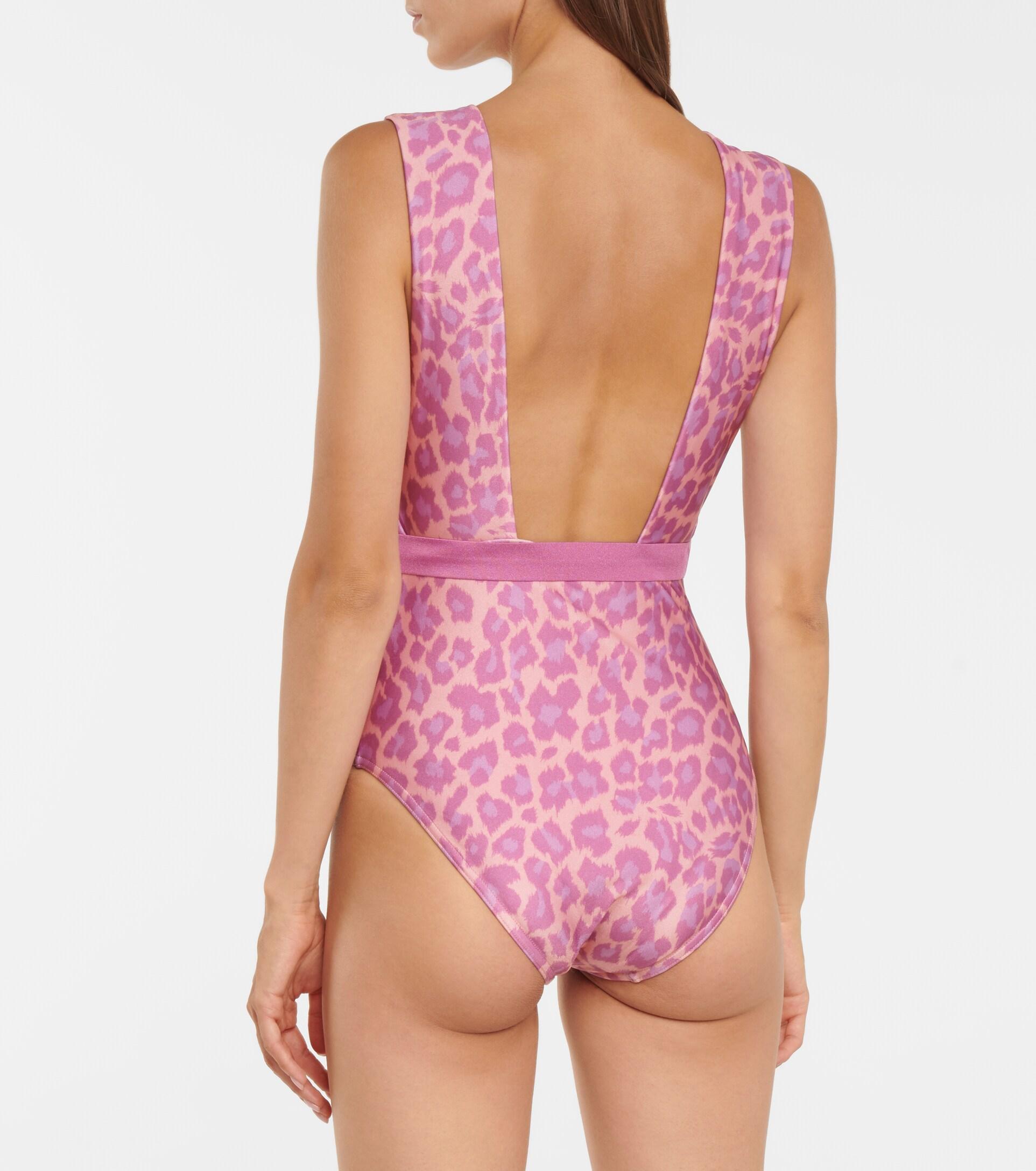 zimmermann leopard swimsuit