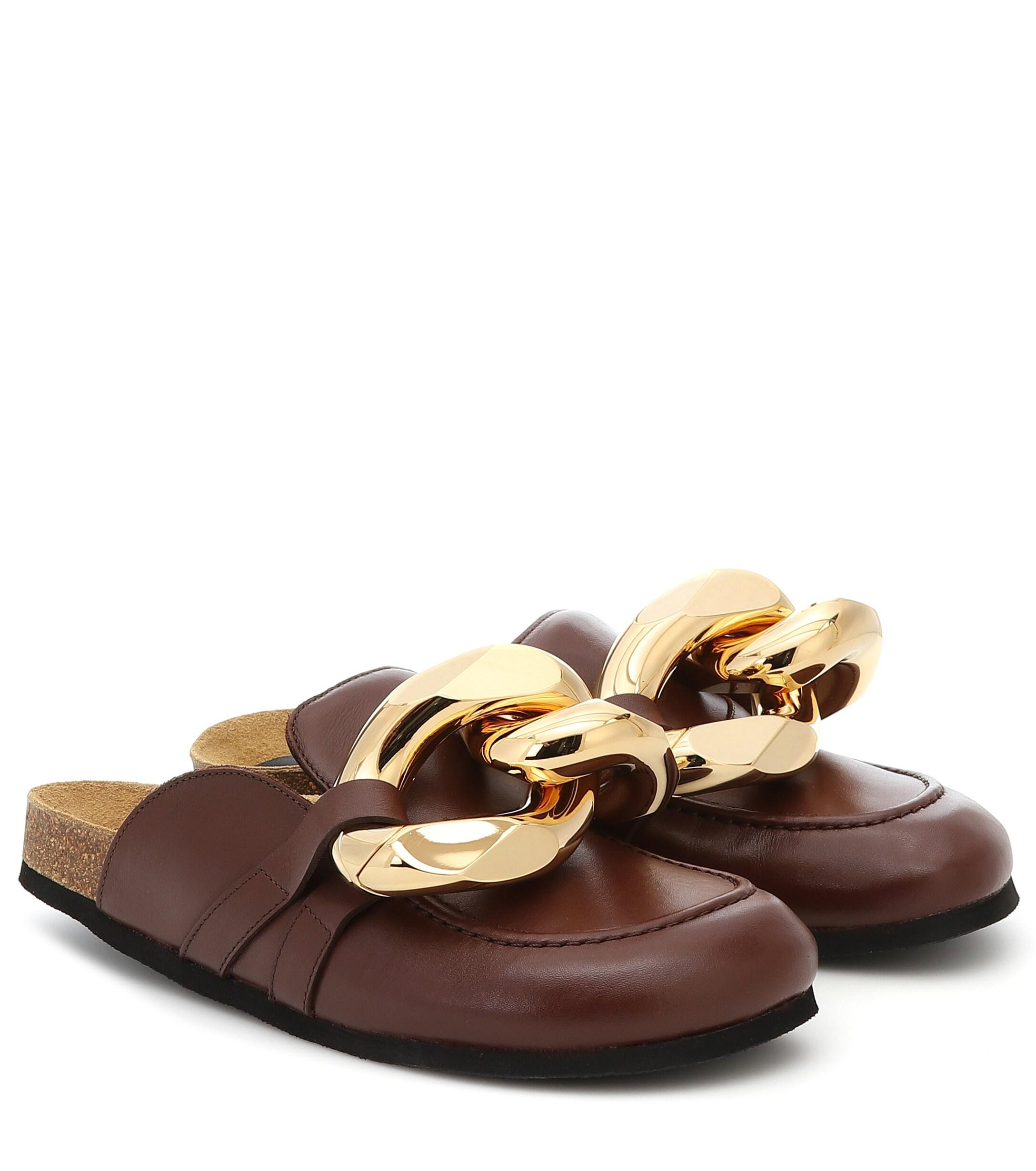 jw anderson backless loafers