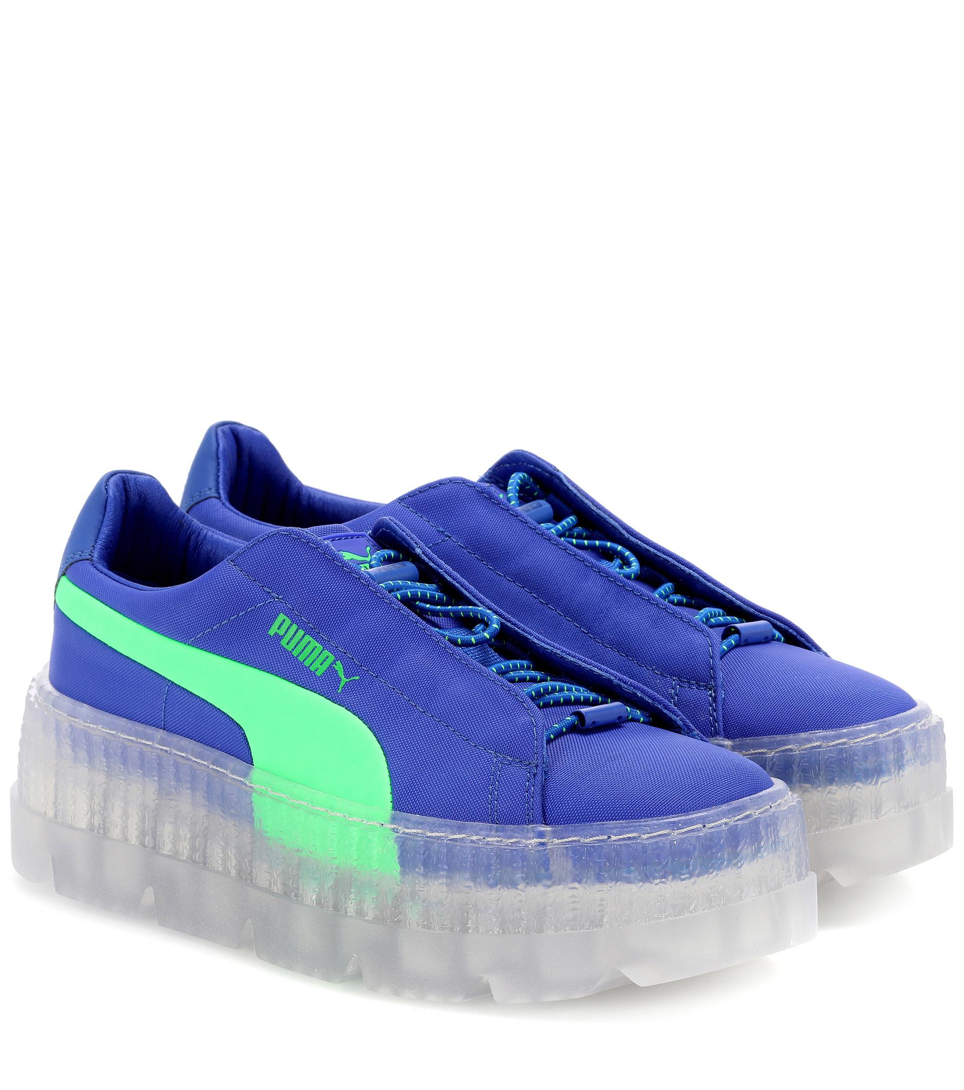 puma creepers clear bottom