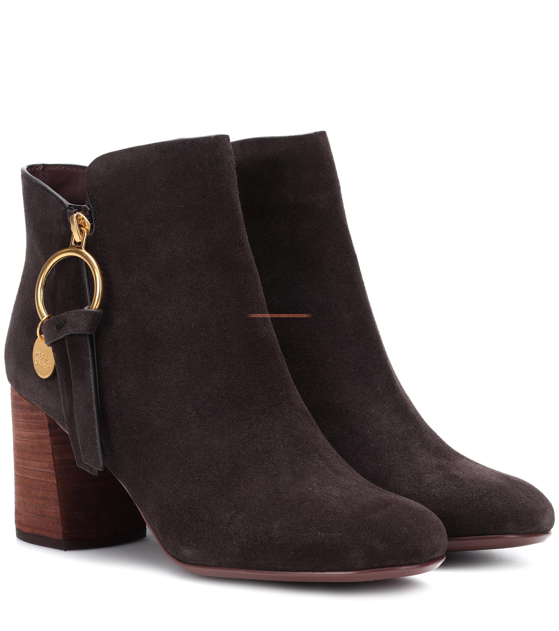 see by chloe louise flat ankle boot