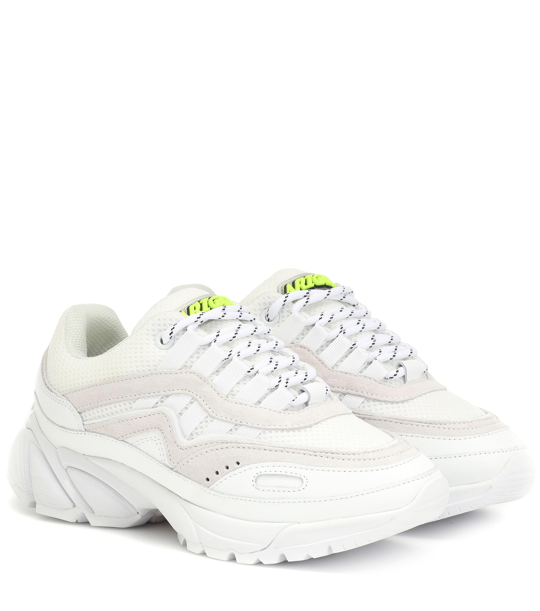 Axel Arigato Demo Runner Sneakers in White Beige (White) - Lyst