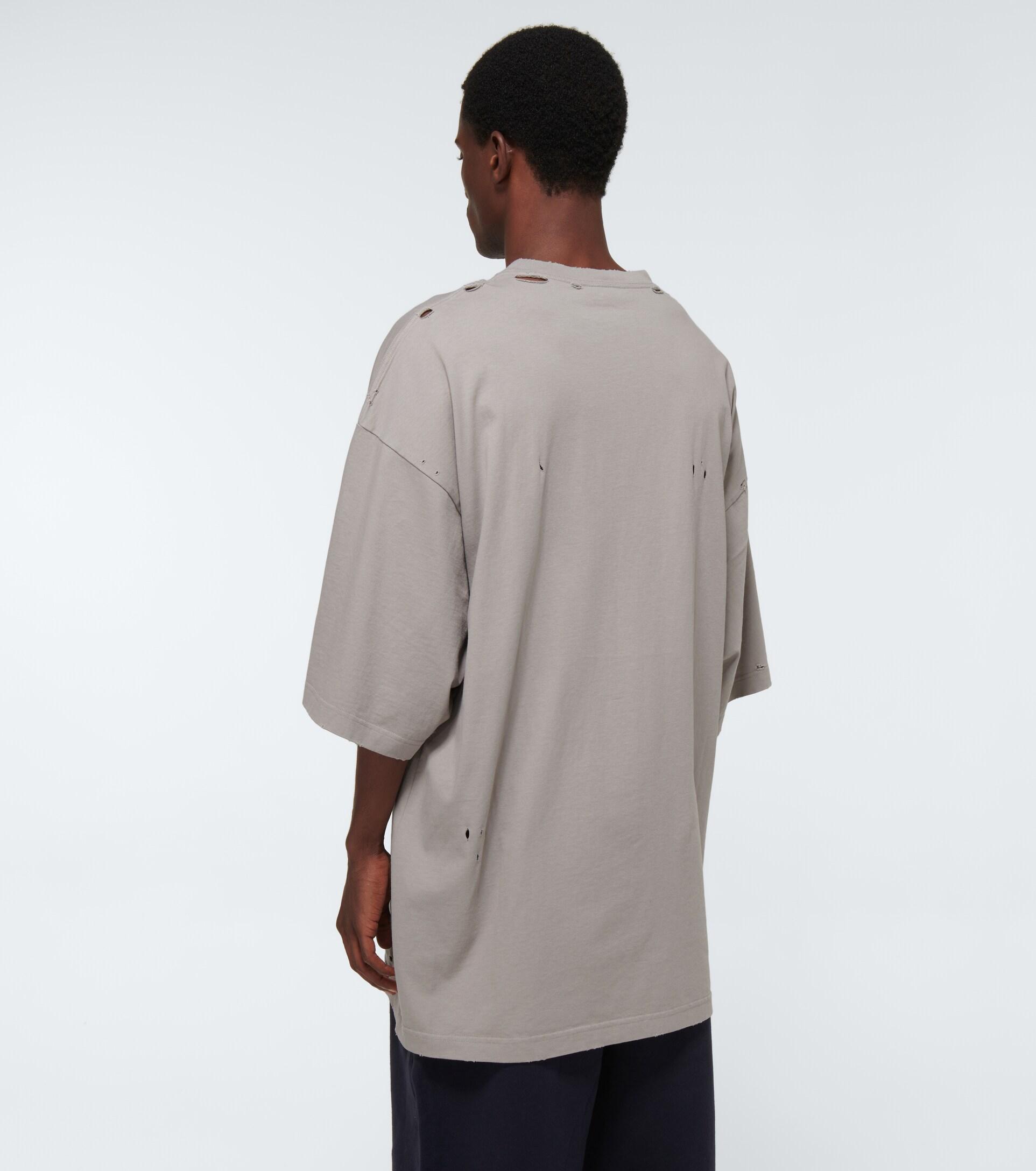 Balenciaga Cotton Blurred Logo Wide-fit 