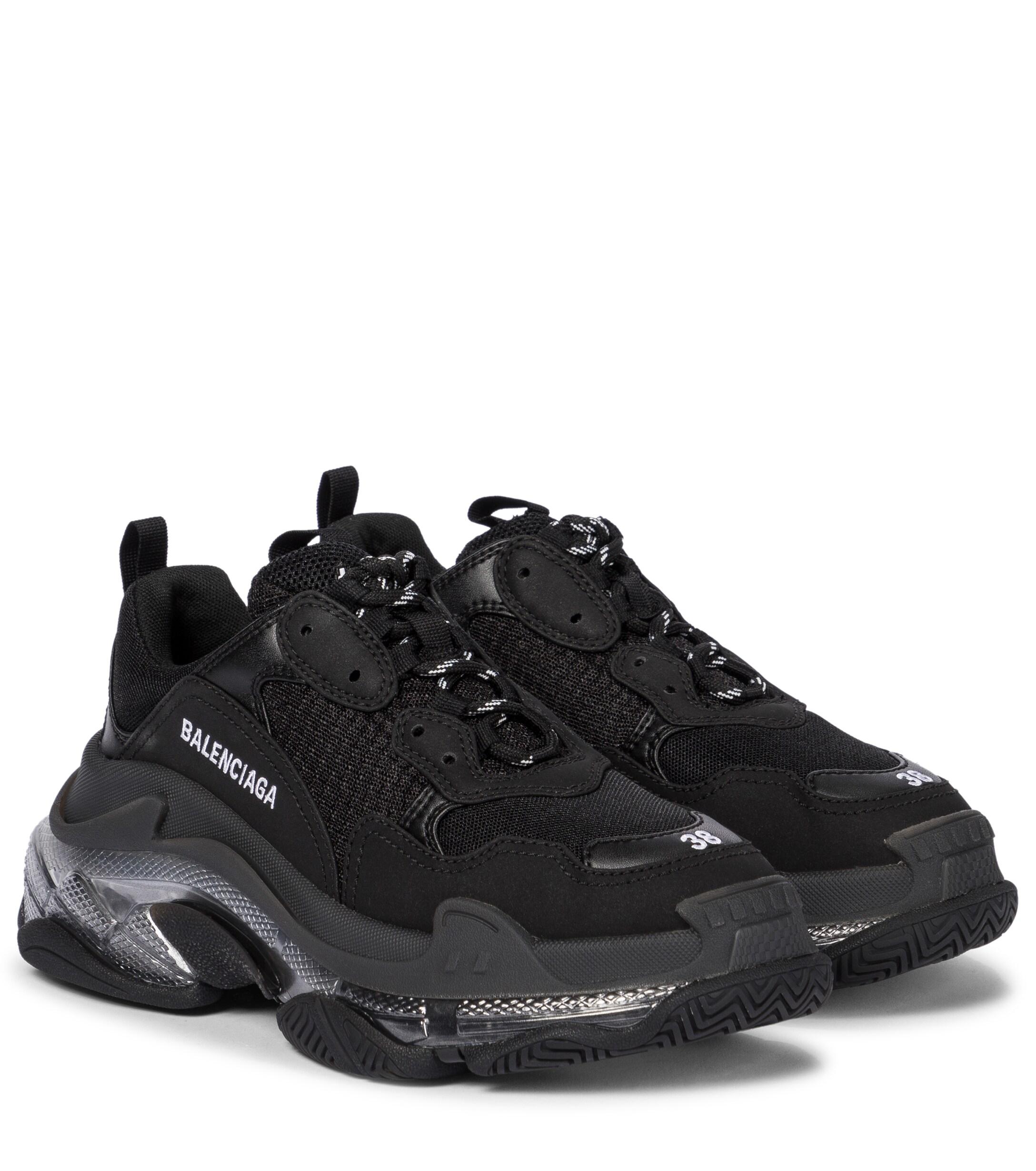 Zapatillas Triple S Balenciaga de color Negro | Lyst