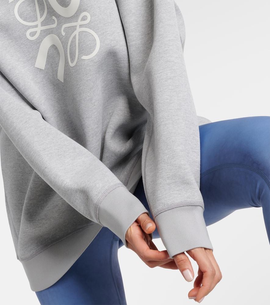 Loewe X On Logo Jersey Sweatshirt in Gray | Lyst