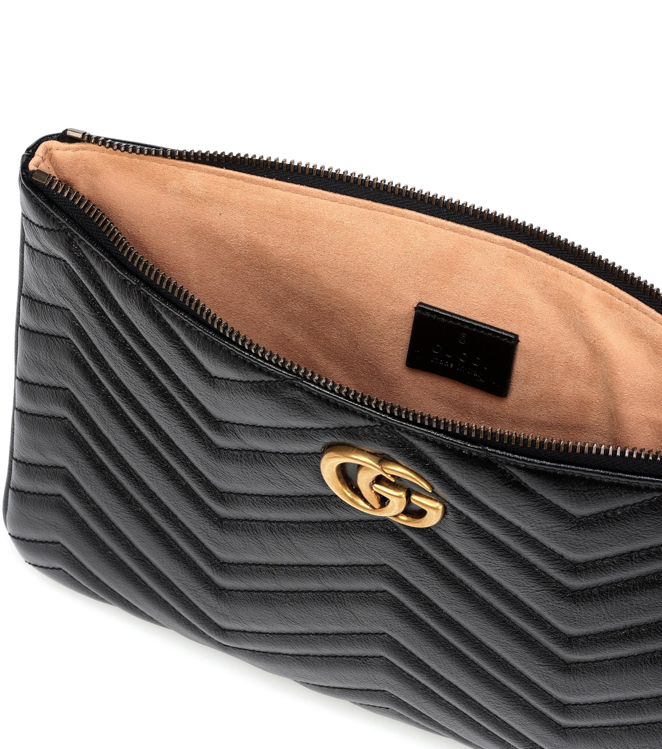 gucci marmont leather pouch