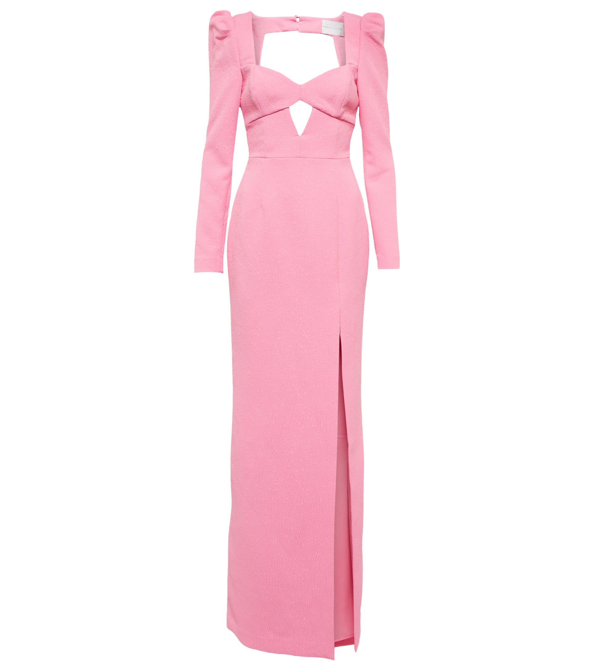 Rebecca Vallance Jaclyn Cutout Crêpe Gown in Pink | Lyst