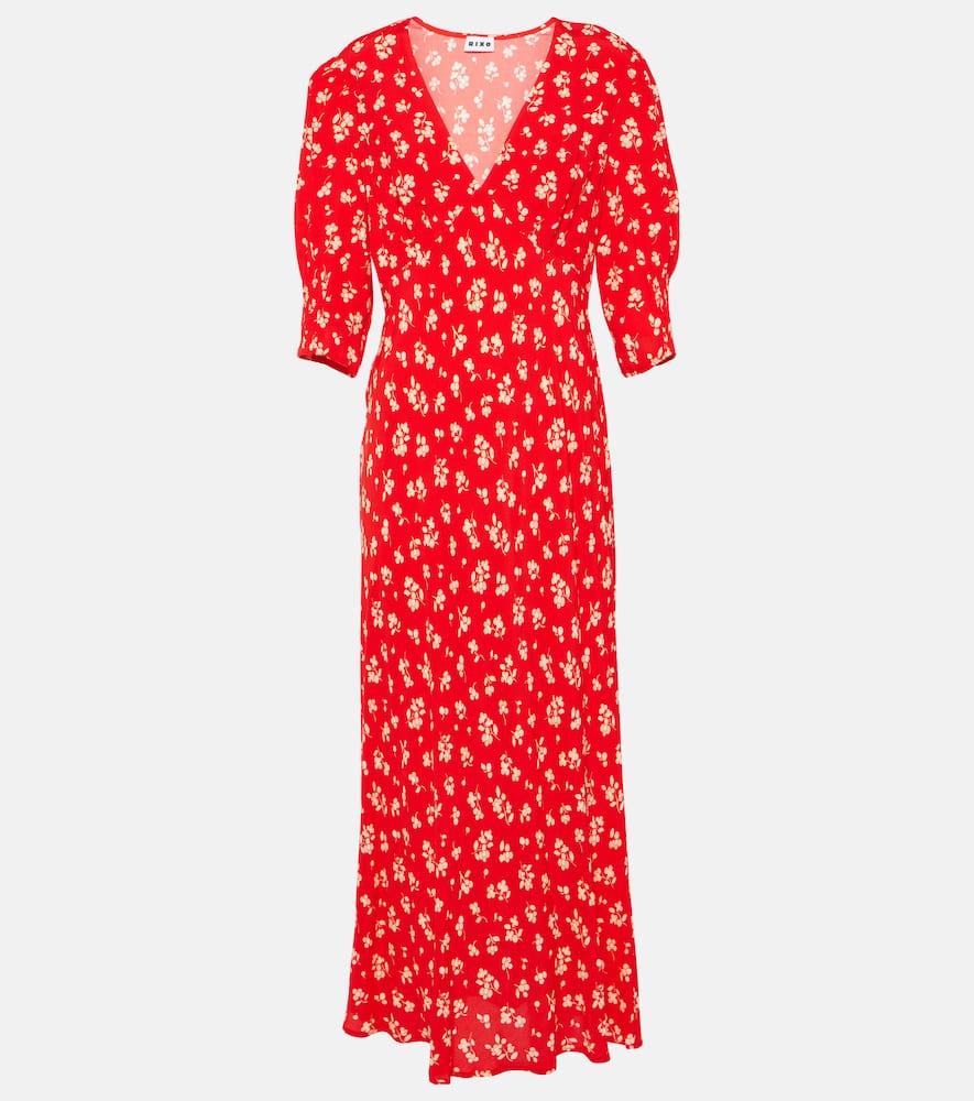 open lace back dress RIXO Rio Vintage Rose Maxi Dress Size 10 main image 0