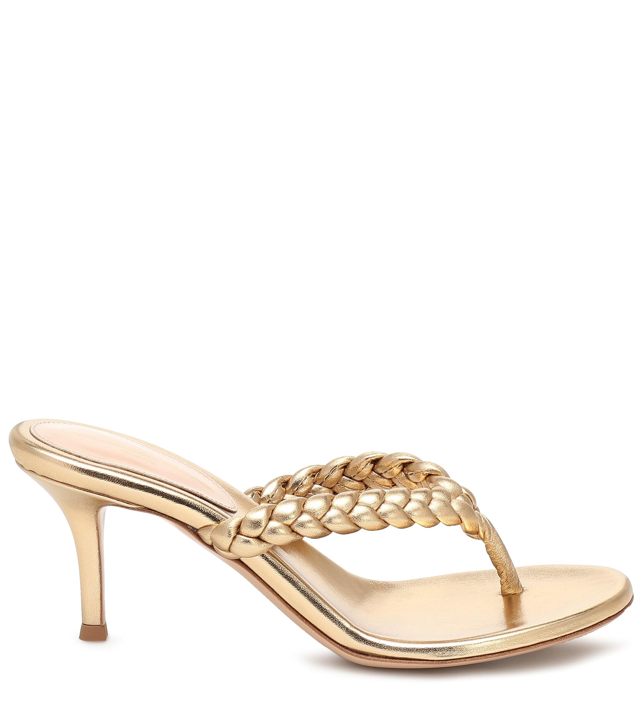 Gianvito Rossi Multicolour Suede Sandals | Ankle strap sandals, Strap heels, Heels