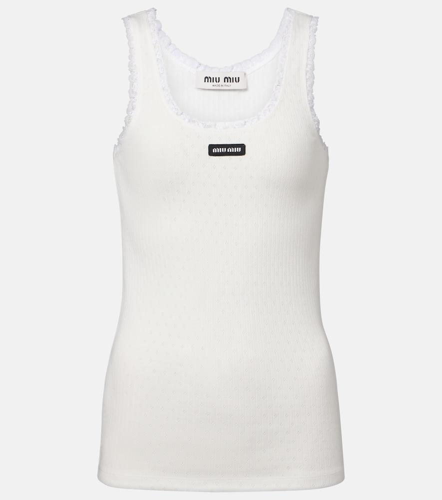 Miu Miu Sleeveless and tank tops for Women | Online Sale up to 32