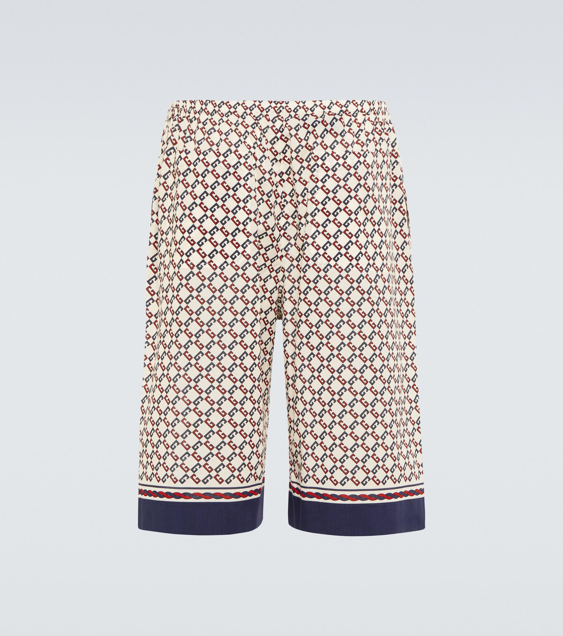 Gucci Geometric G Muslin Shorts in 