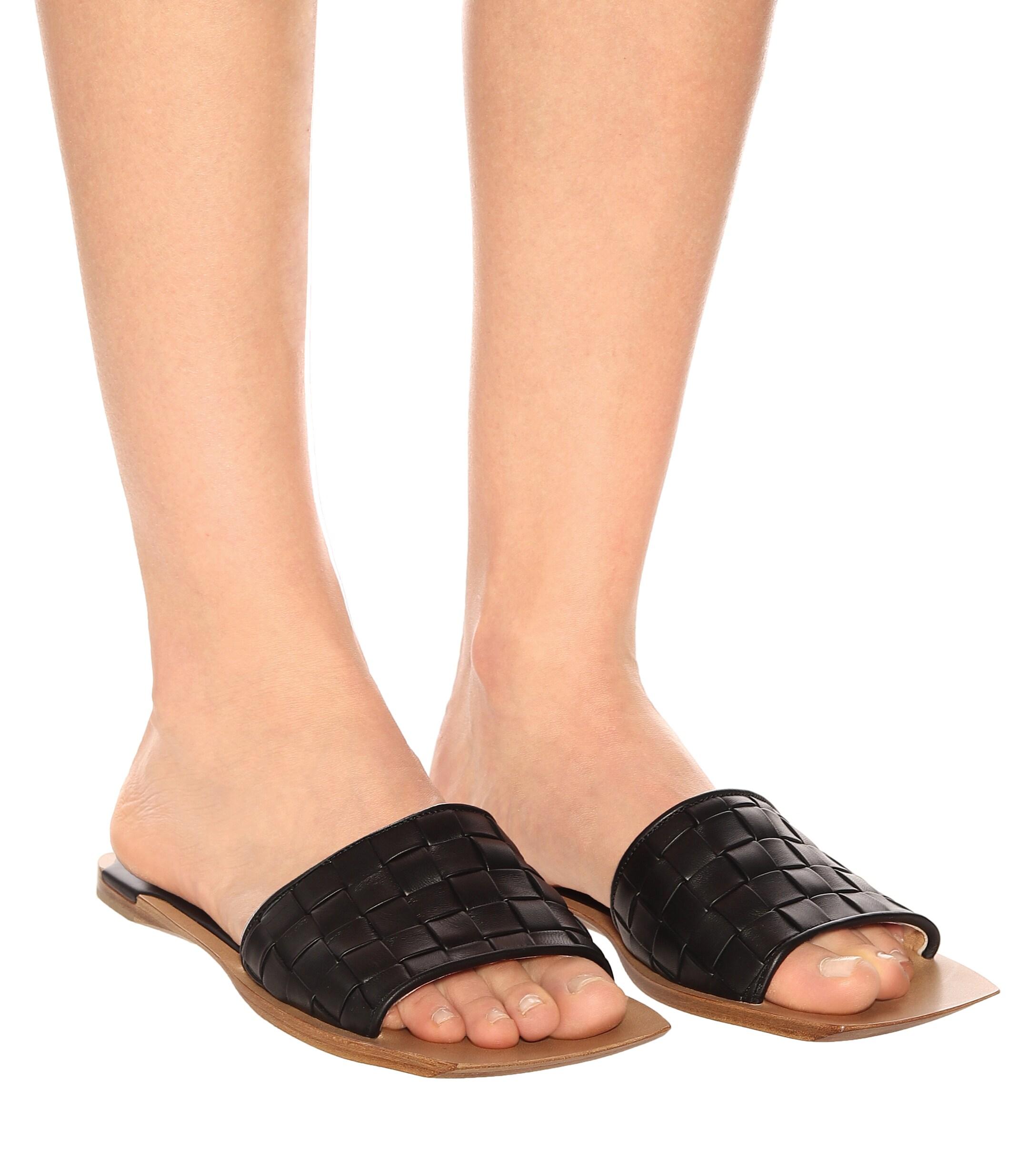 bottega veneta slides womens