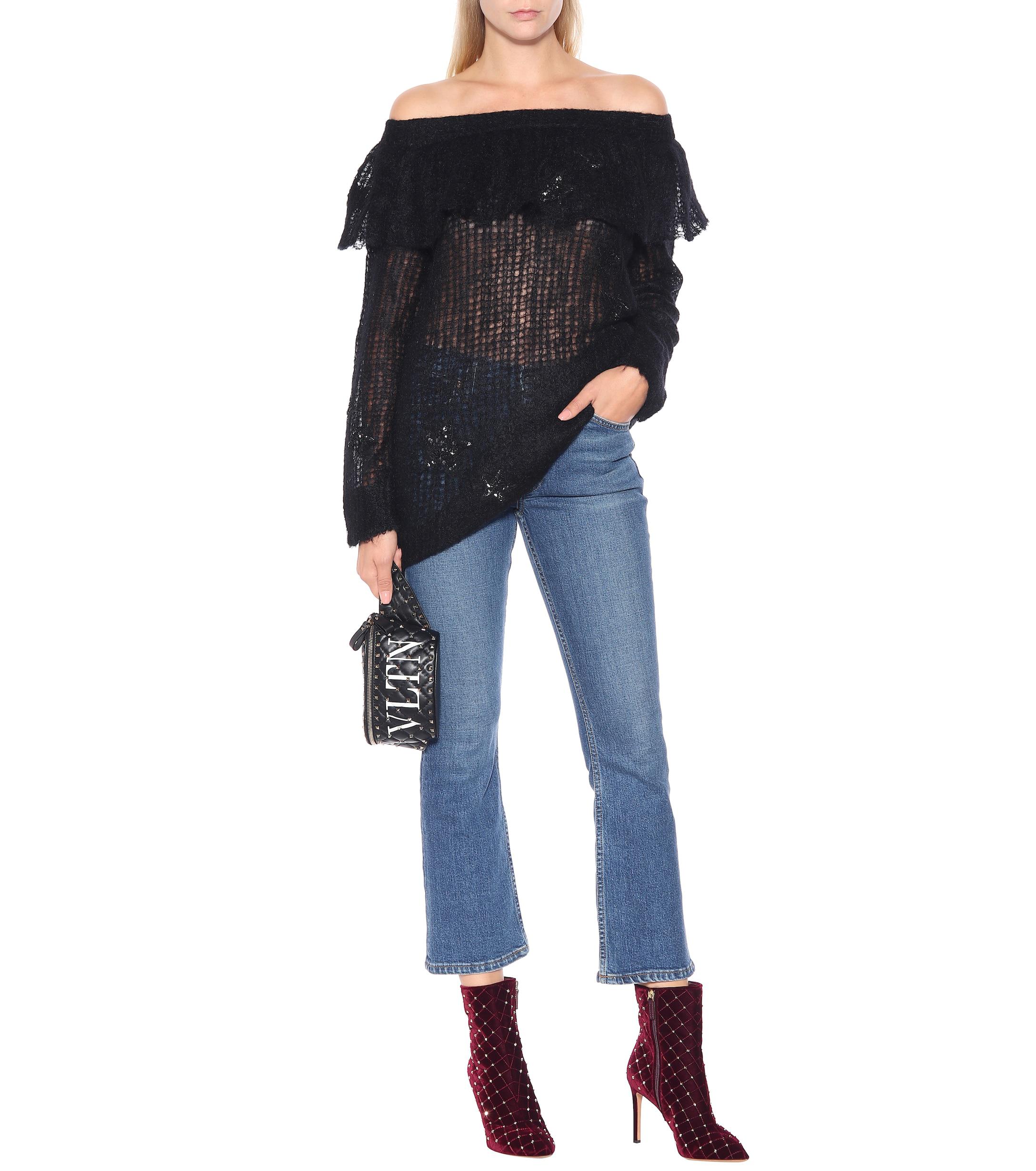 Valentino rockstud spike boots Outlet