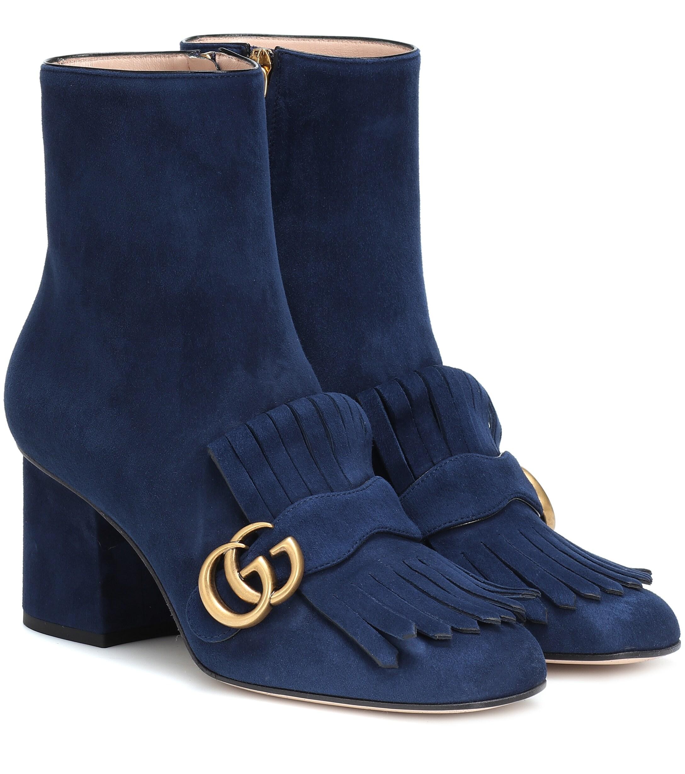 gucci blue boots