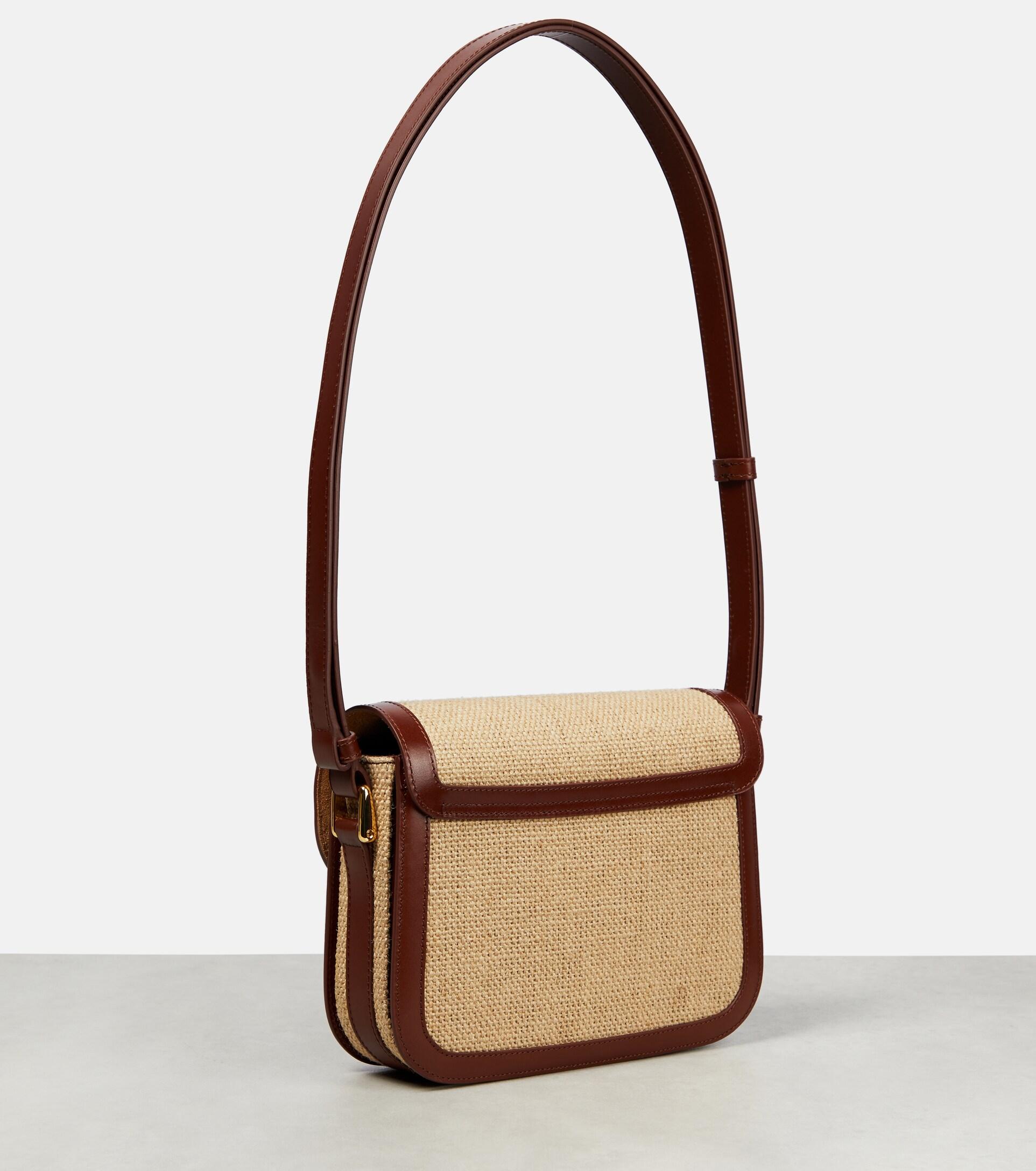 A.P.C. Grace Small Canvas Shoulder Bag in Natural