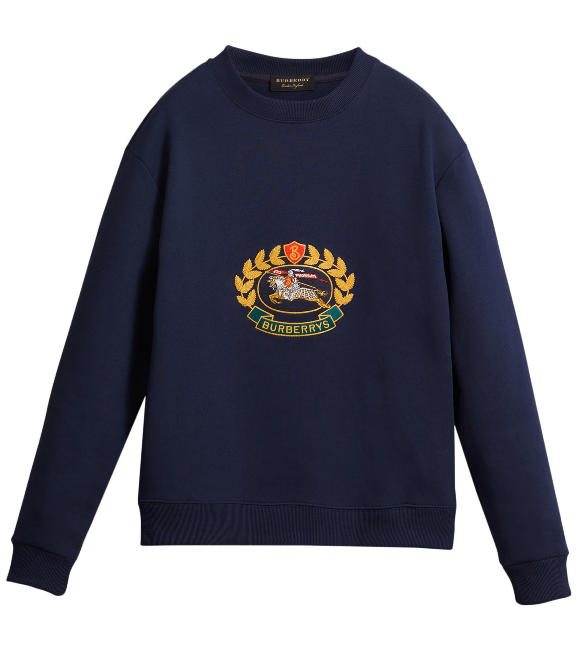 Burberry Cotton Reissued 1991 Sweatshirt in Dark Blue (Blue) Lyst