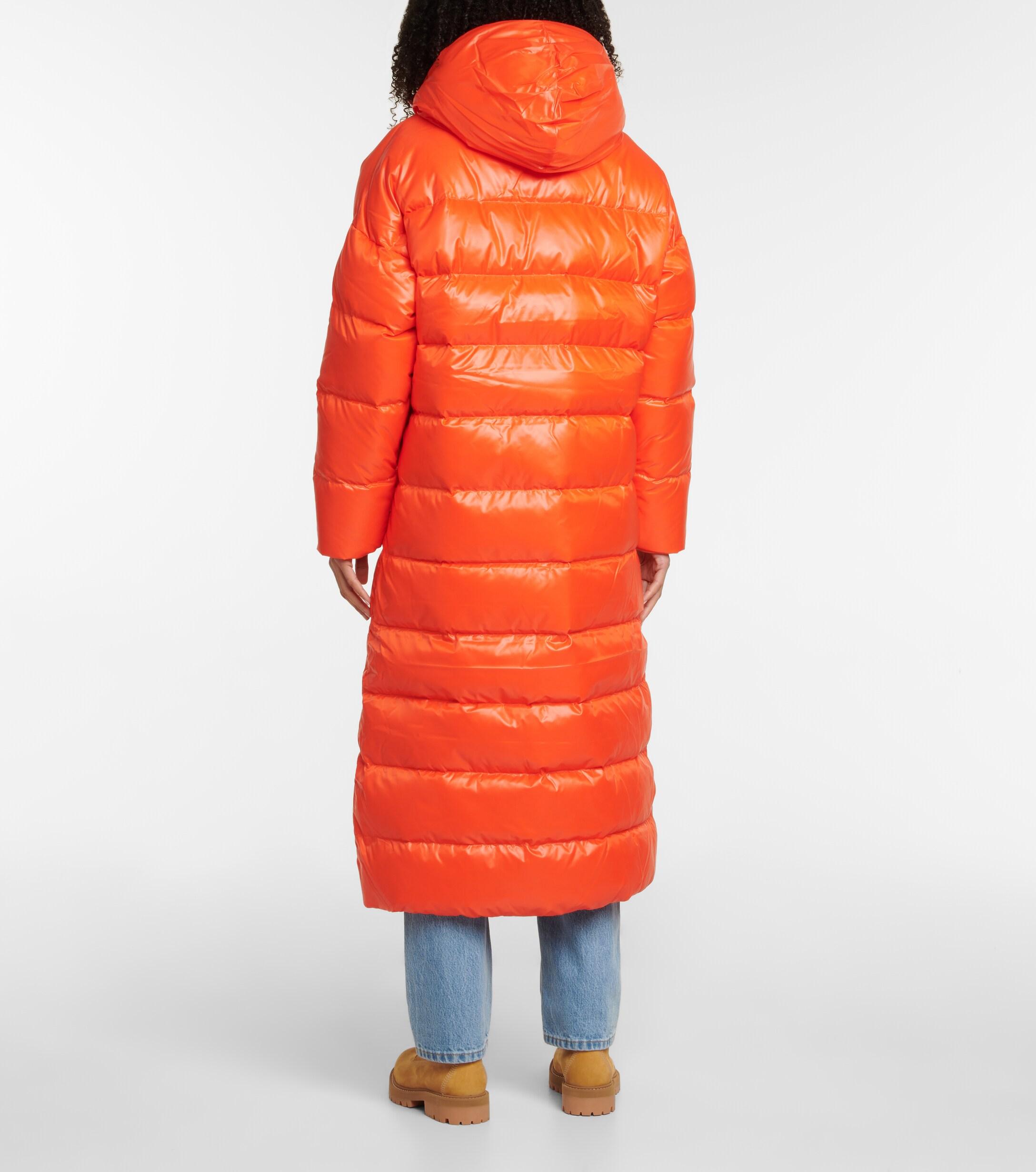 Nike Therma-fit Down Coat in Orange | Lyst