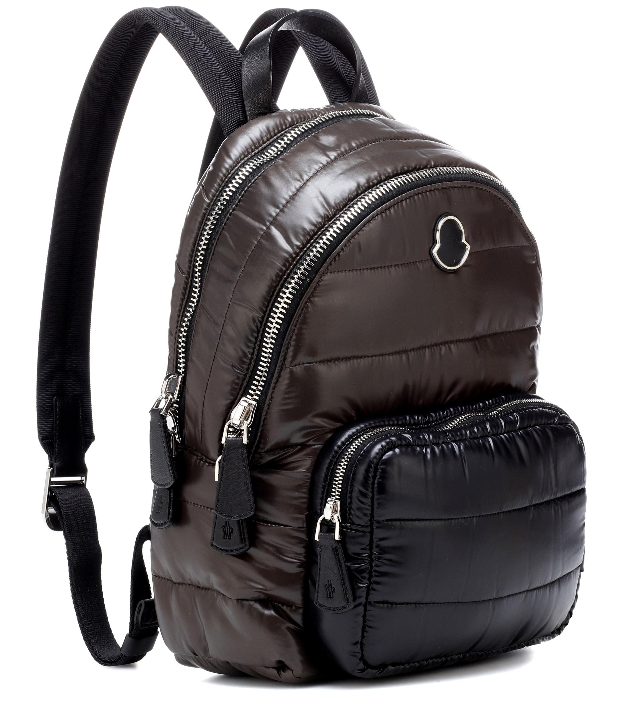 Moncler Synthetic Kilia Medium Quilted Backpack in Brown Lyst