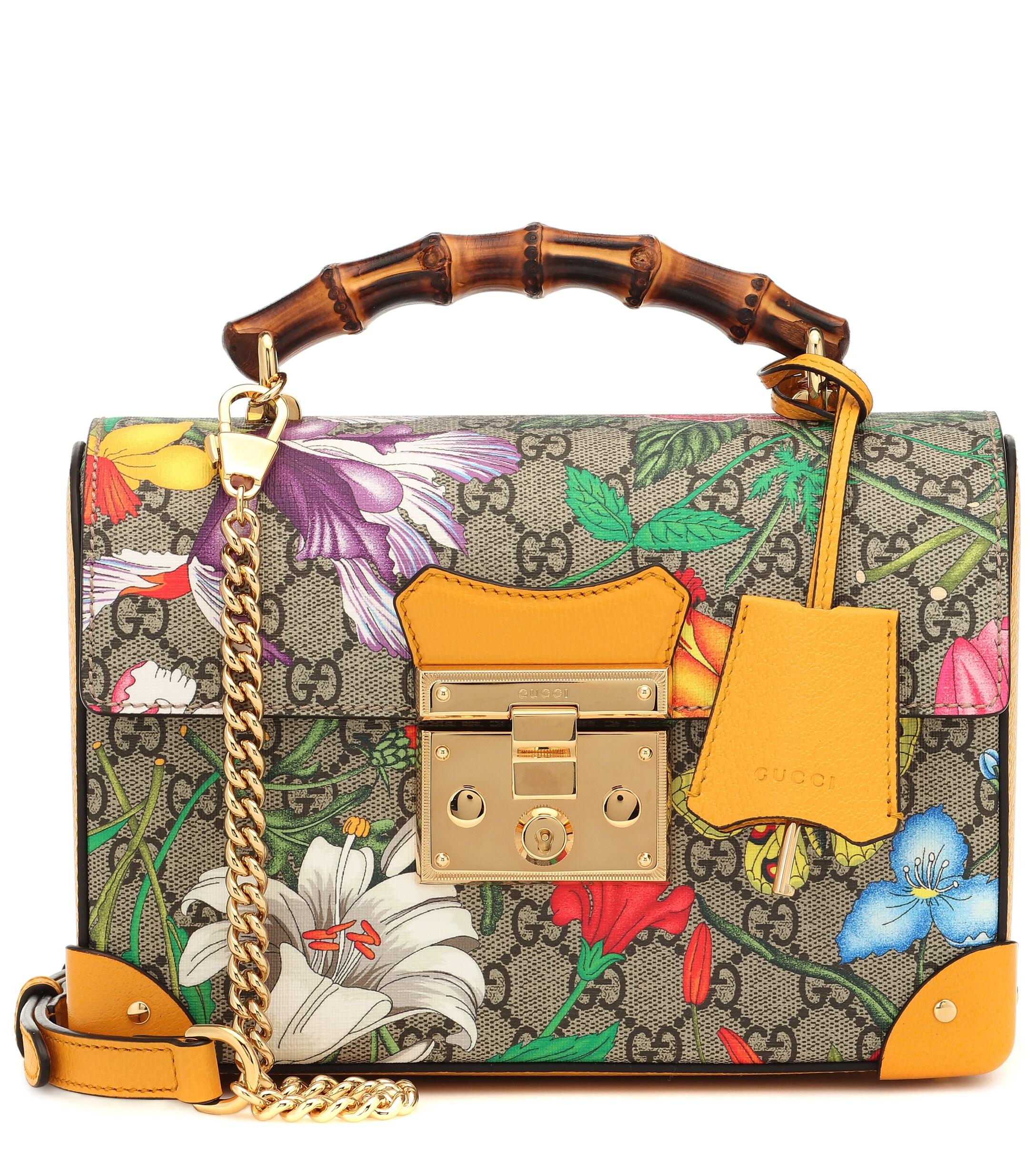 NEW GUCCI BAMBOO HANDBAG 125585 RAFFIA FLOWER PURSE IN RAFFIA FLOWERS  Yellow Rope ref.340729 - Joli Closet