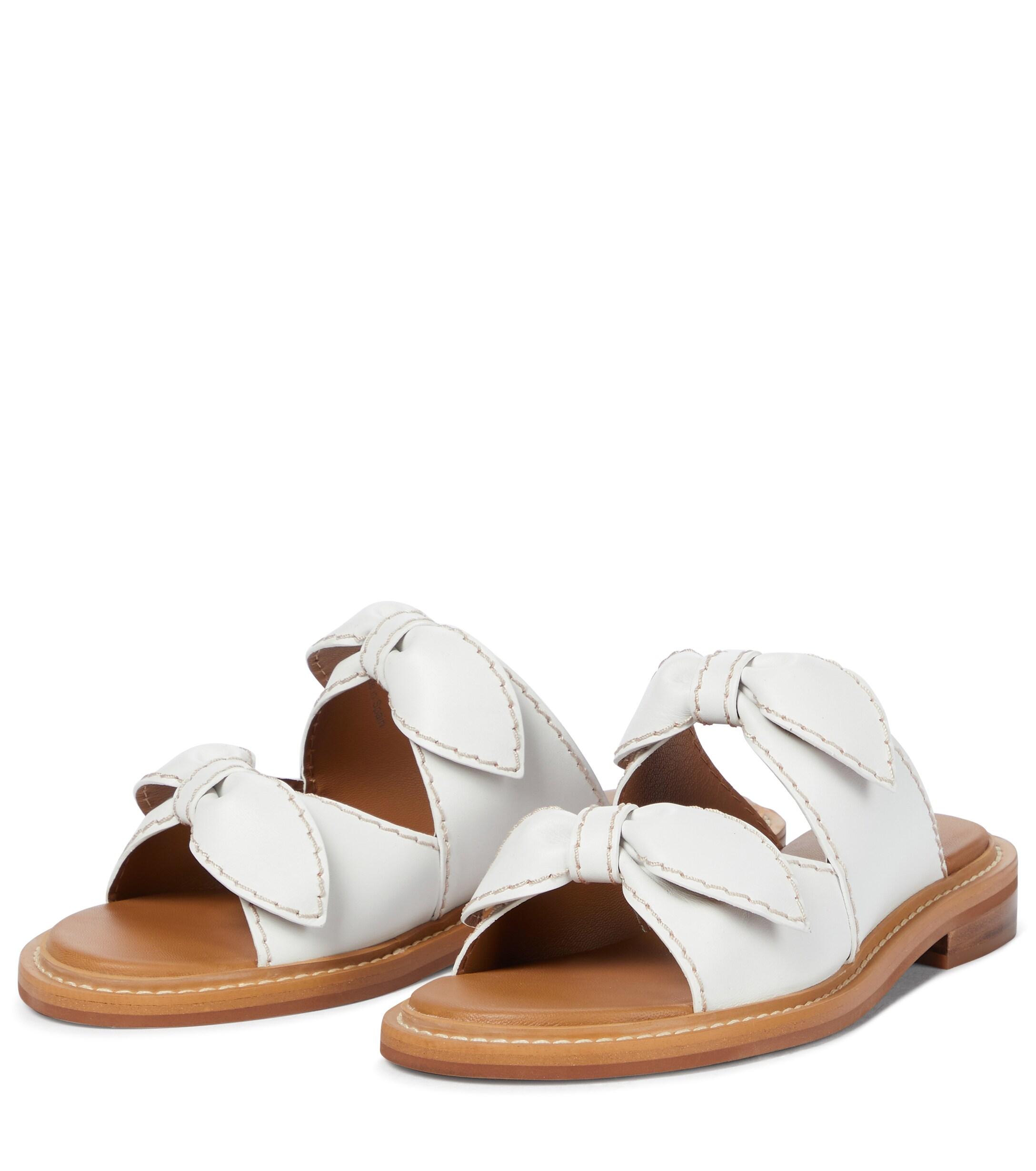 See By Chloé Kamilla Leather Sandals in White - Lyst
