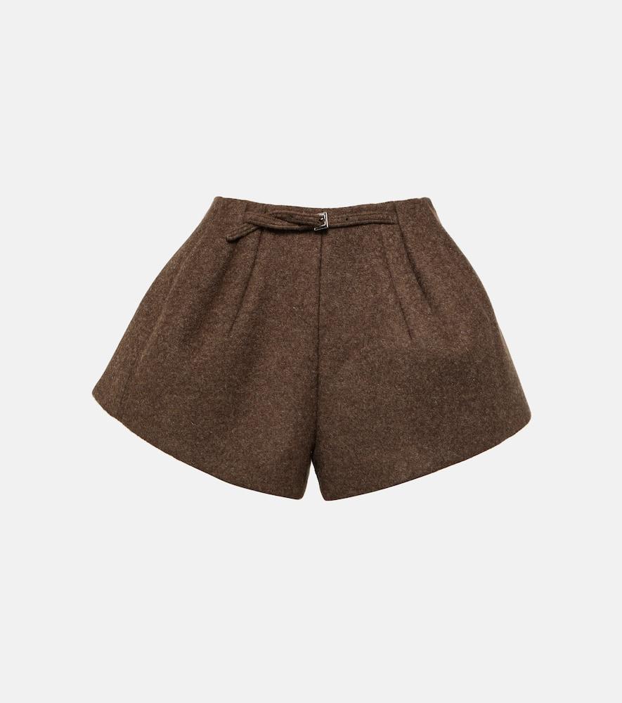 Jacquemus Le Short Boule Shorts in Brown