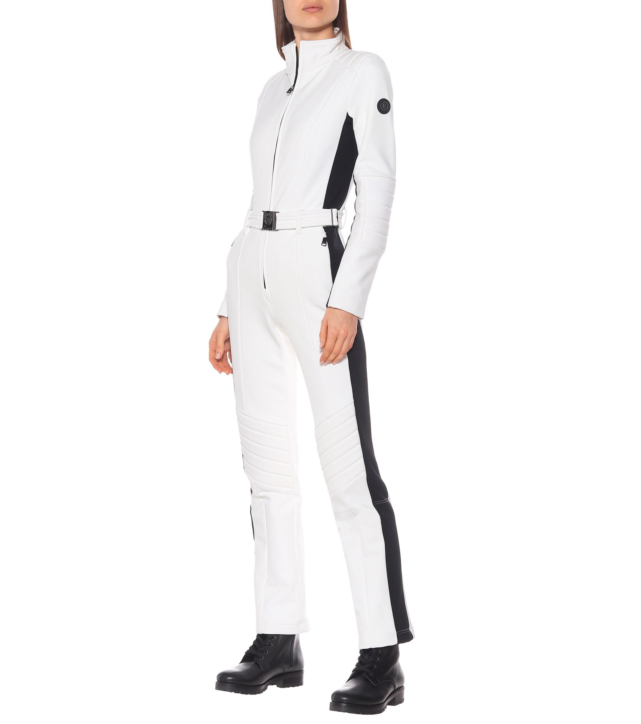 ski suit white